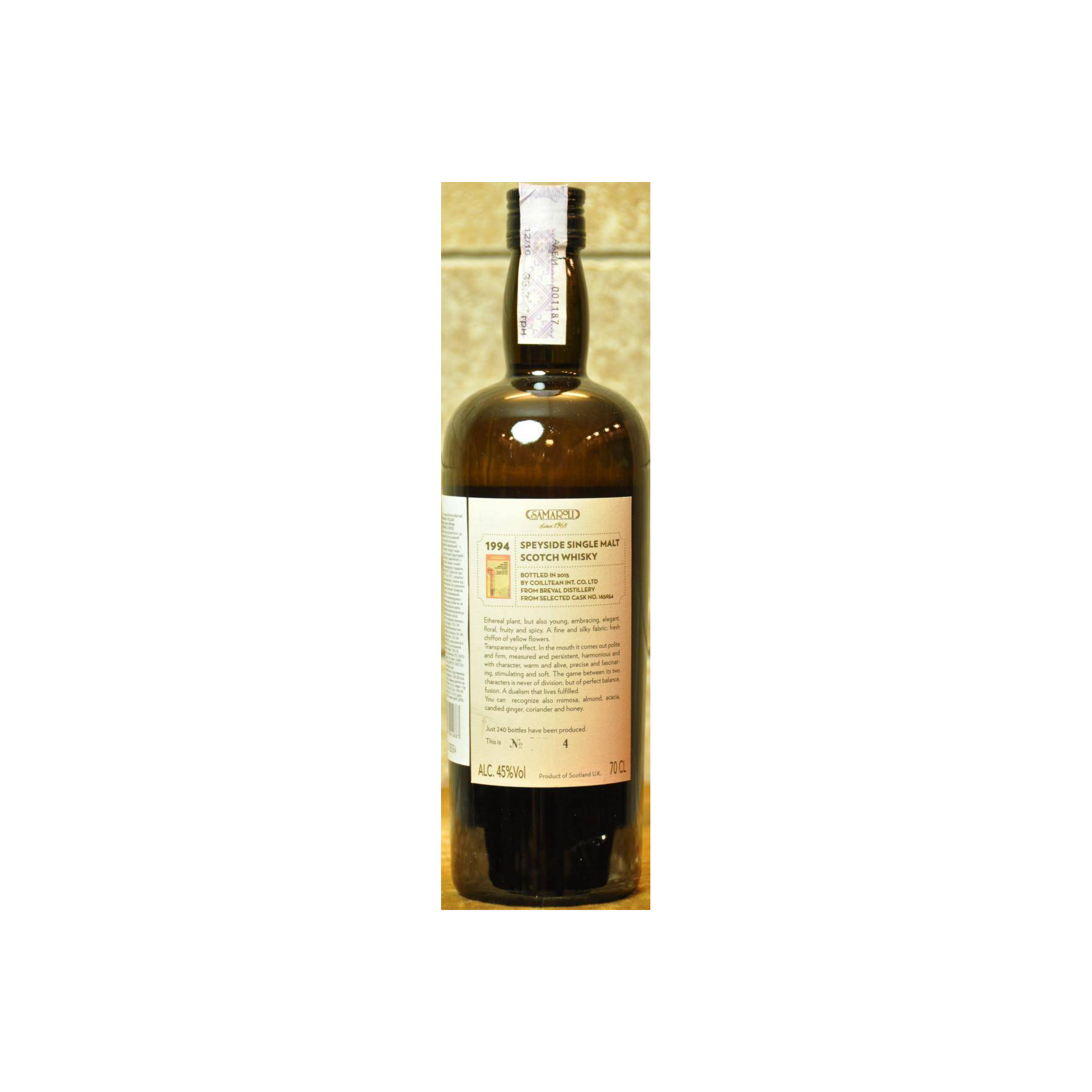 Braeval 1994 21 Years Single Malt Whisky 2