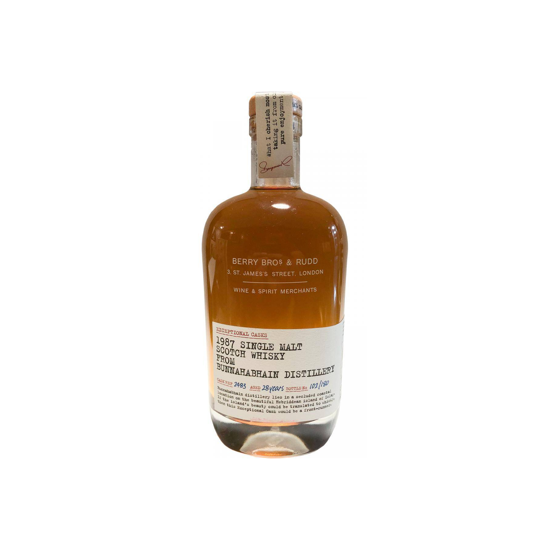 Bunnahabhain 1987 28 Years Single Malt Whisky