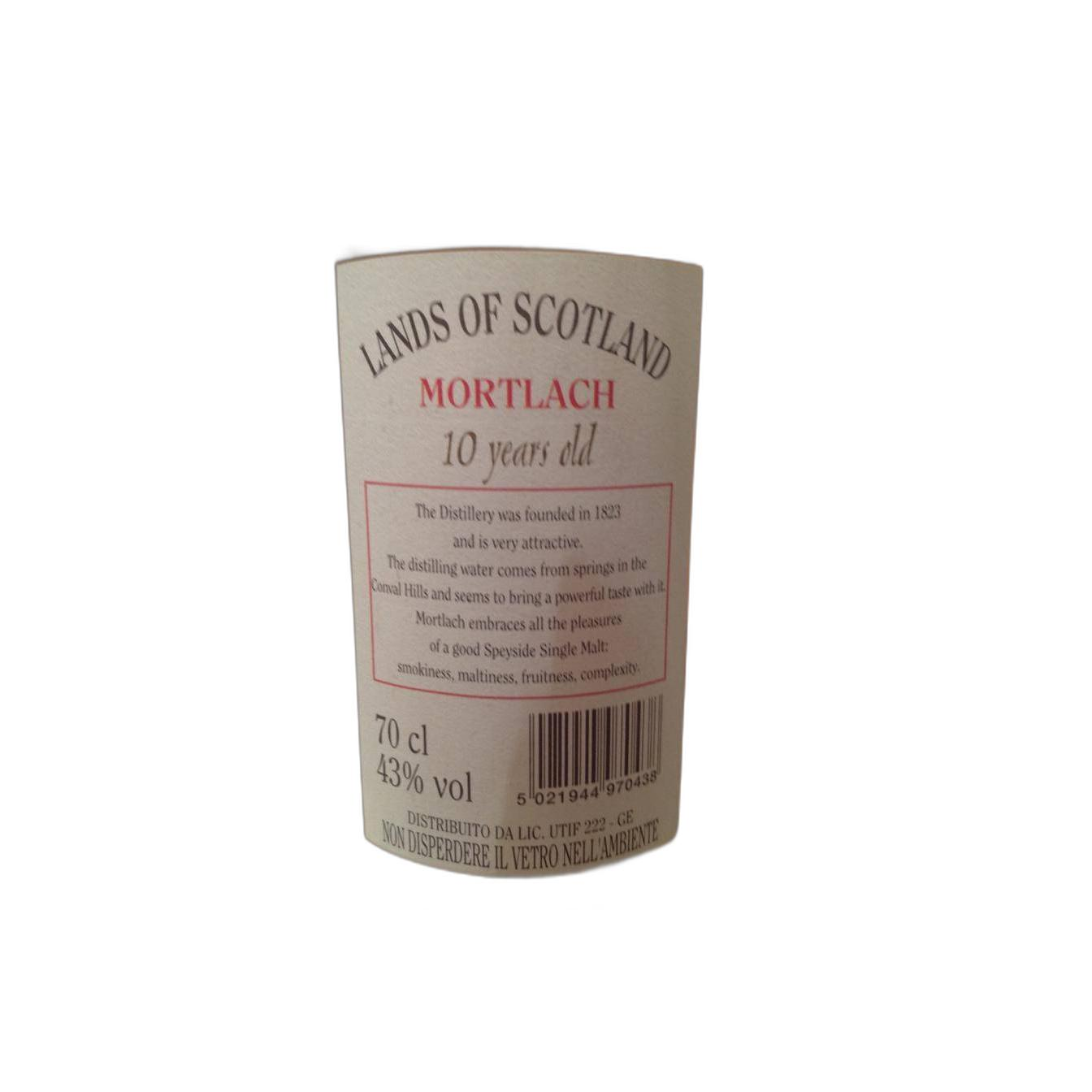 Mortlach 1988 10 Years Single Malt Whisky 2