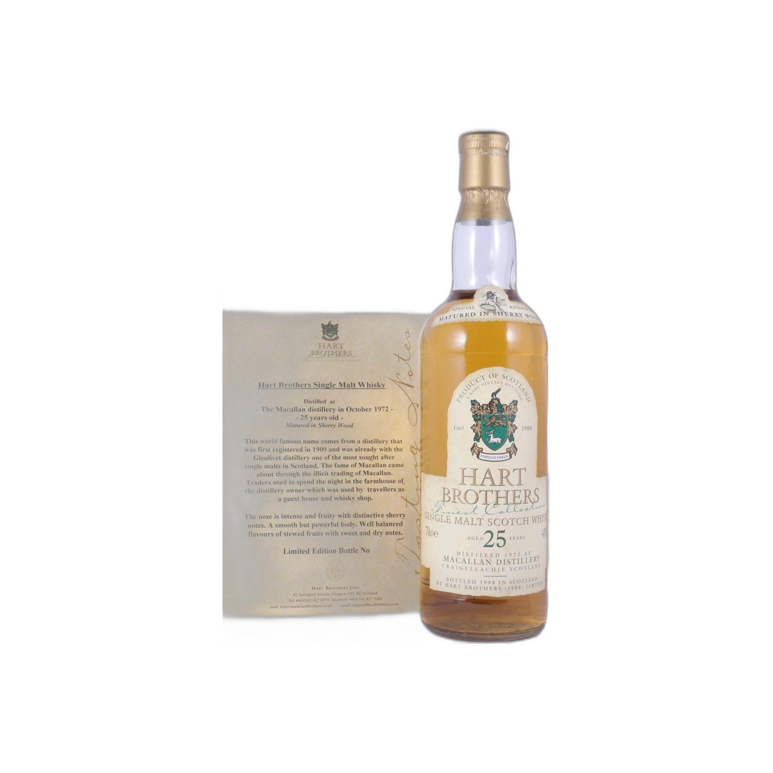 The Macallan Finest Collection 1972 25 Years Single Malt Whisky 3
