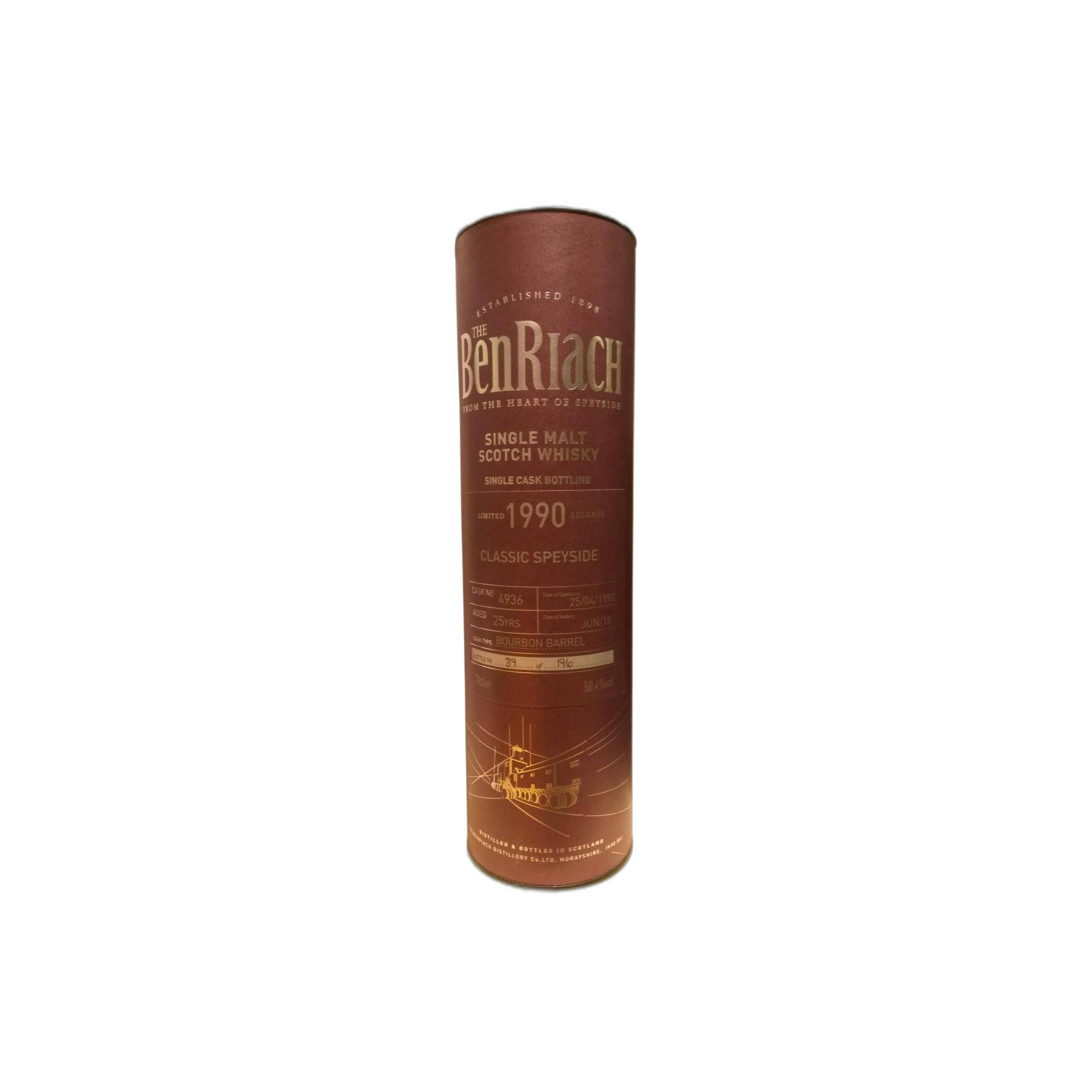 BenRiach 1990 25 Years Single Malt Whisky 2