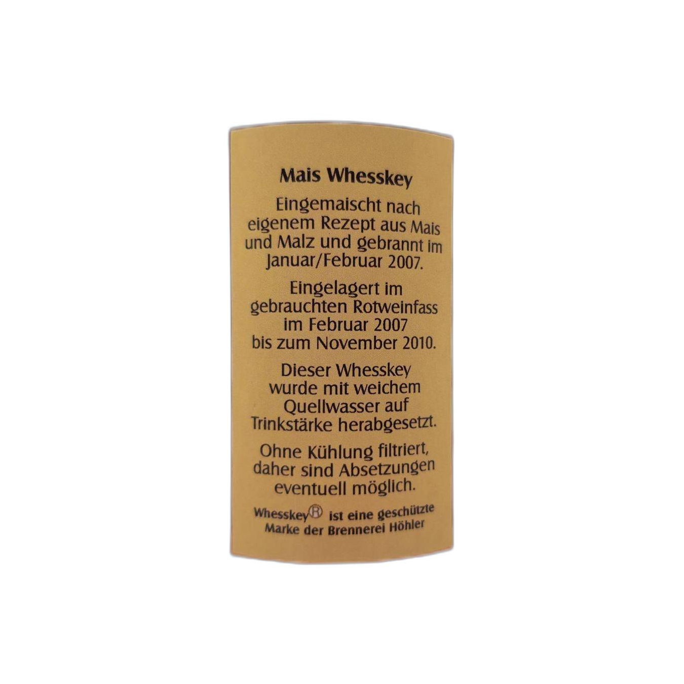 Whesskey Hessischer Mais Whisky 2