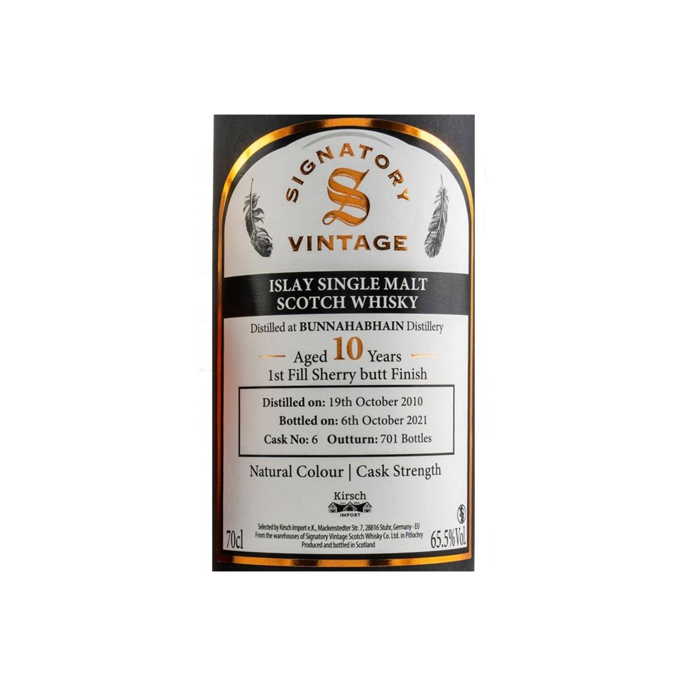 Bunnahabhain 2010 10 Years Single Malt Whisky 3