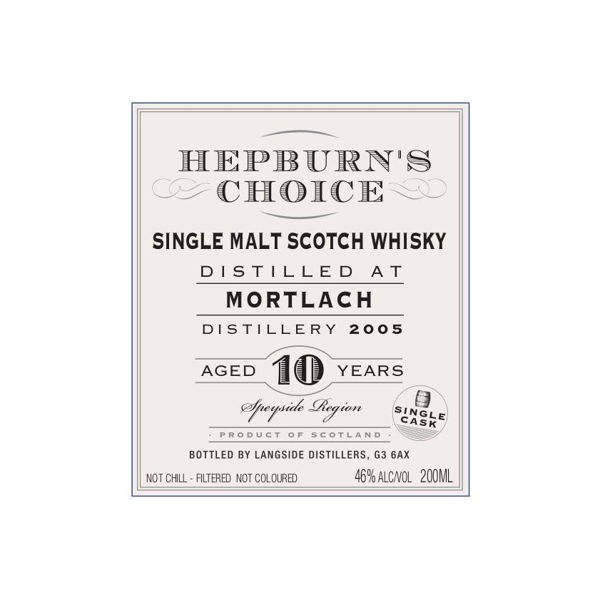 Mortlach 2005 10 Years Single Malt Whisky