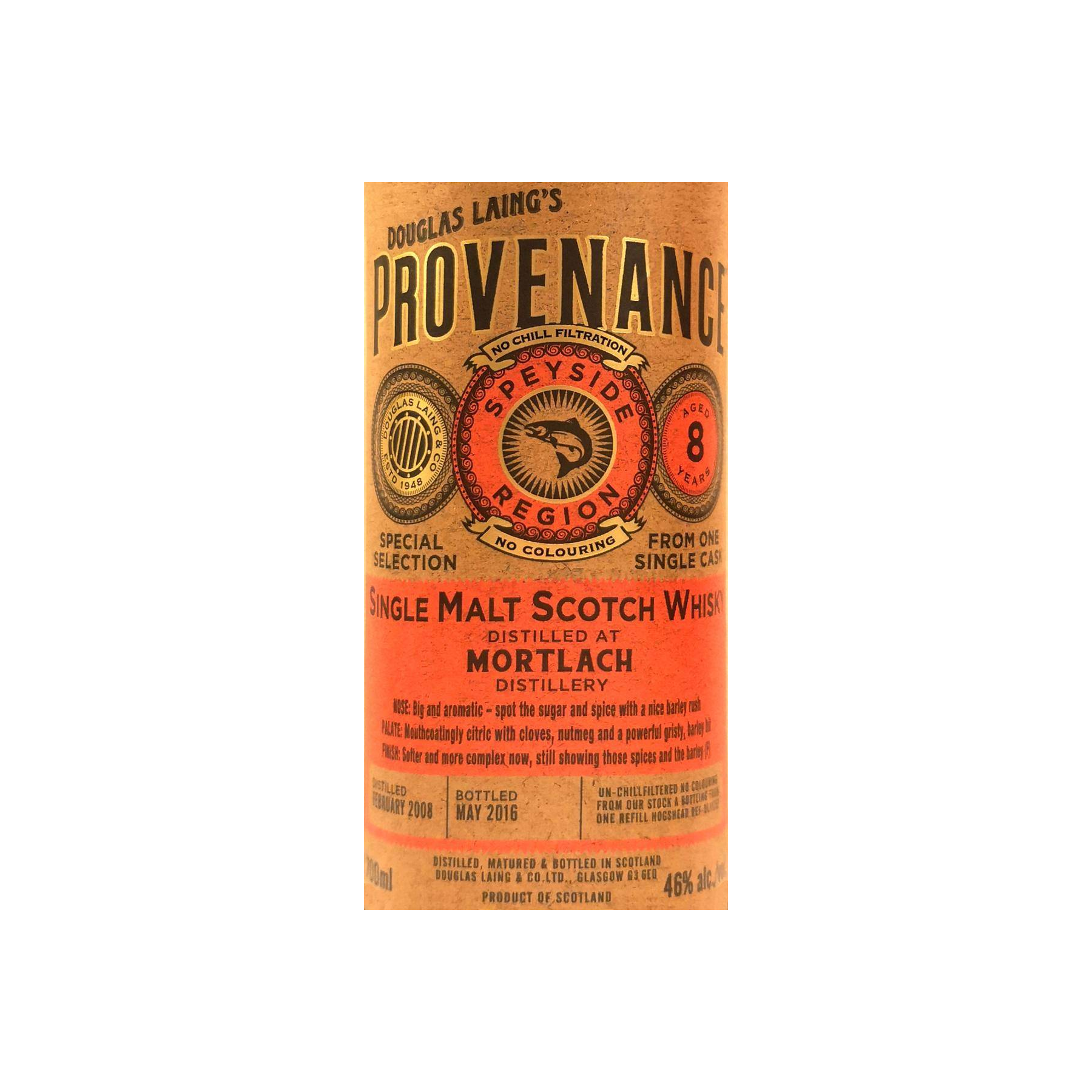 Mortlach 2008 8 Years Single Malt Whisky 3
