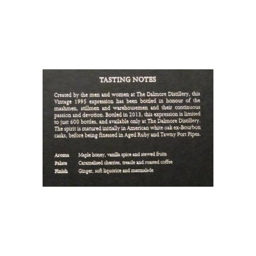 The Dalmore 1995 18 Years Single Malt Whisky 2