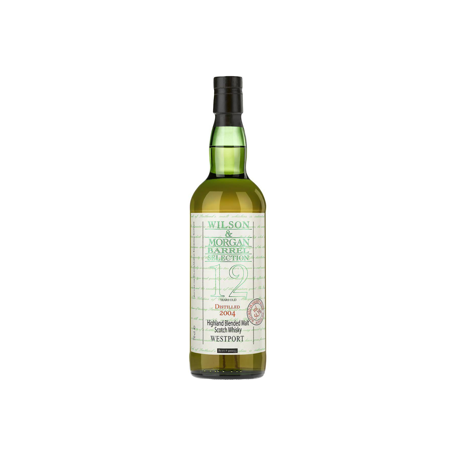 Wilson & Morgan 2004 12 Years Blended Malt Whisky