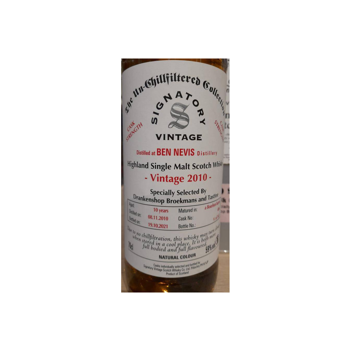 Ben Nevis The Un-Chillfiltered Collection 2010 10 Years Single Malt Whisky 2