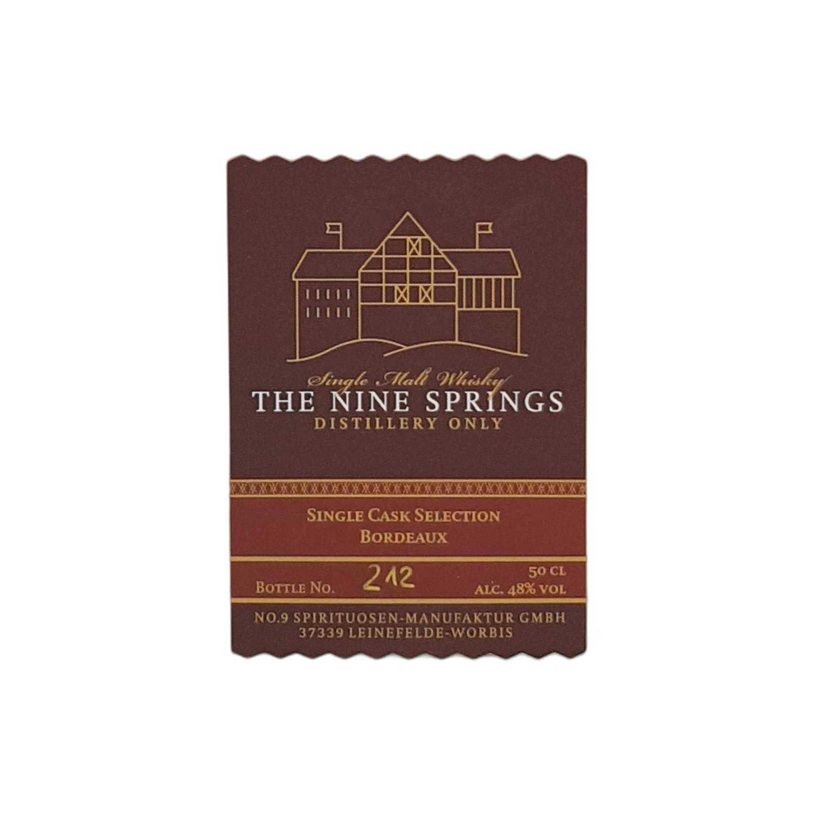 The Nine Springs Distillery only 3