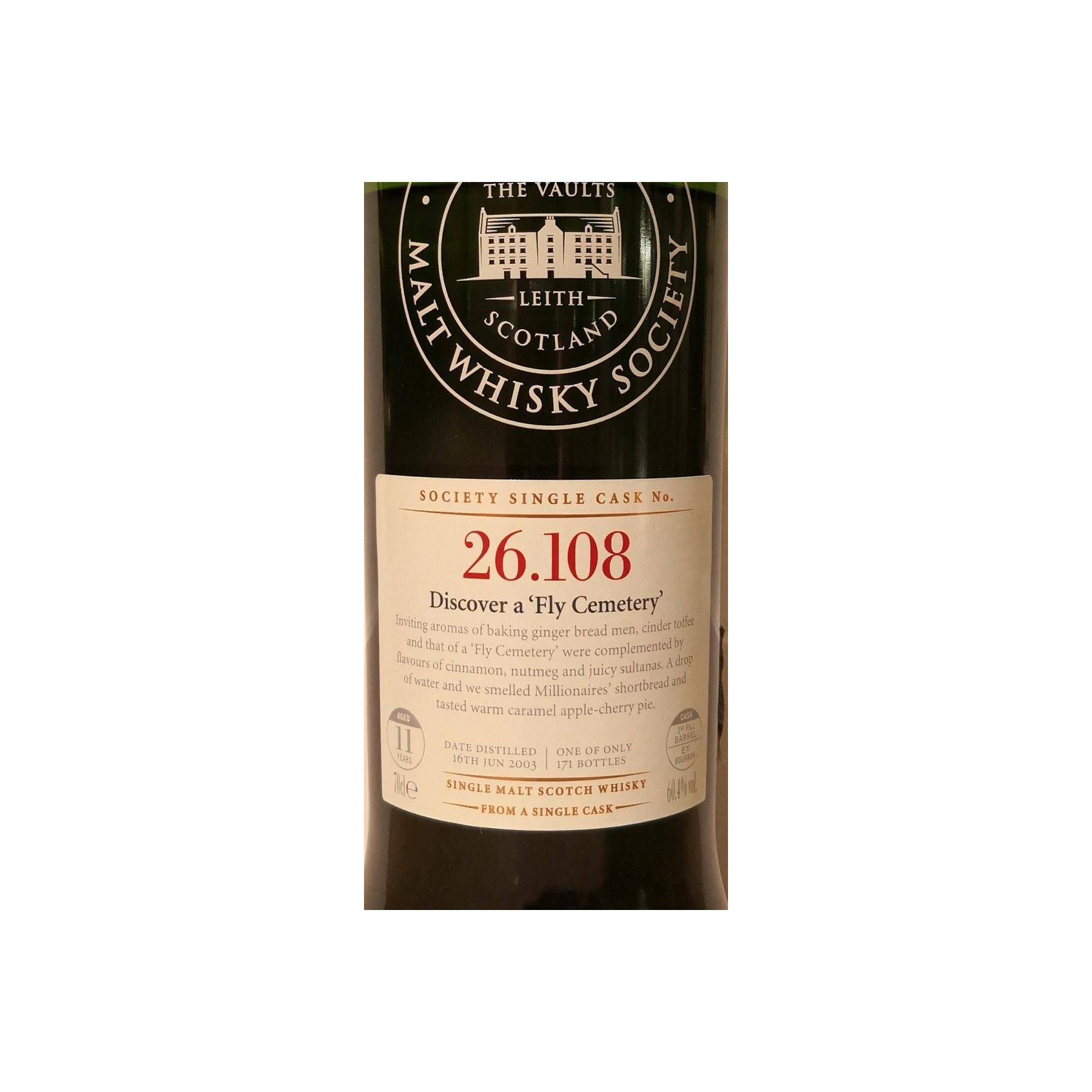 The Scotch Malt Whisky Society 2003 11 Years Single Malt Whisky