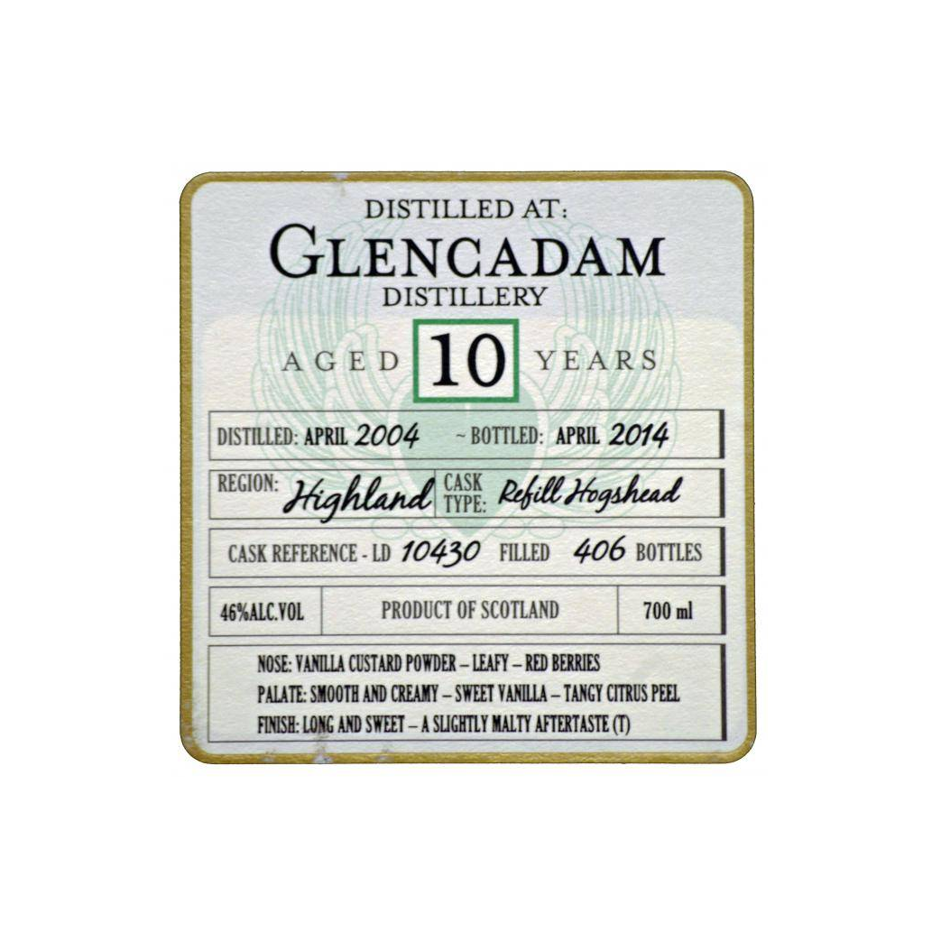 Glencadam 2004 10 Years Single Malt Whisky 2