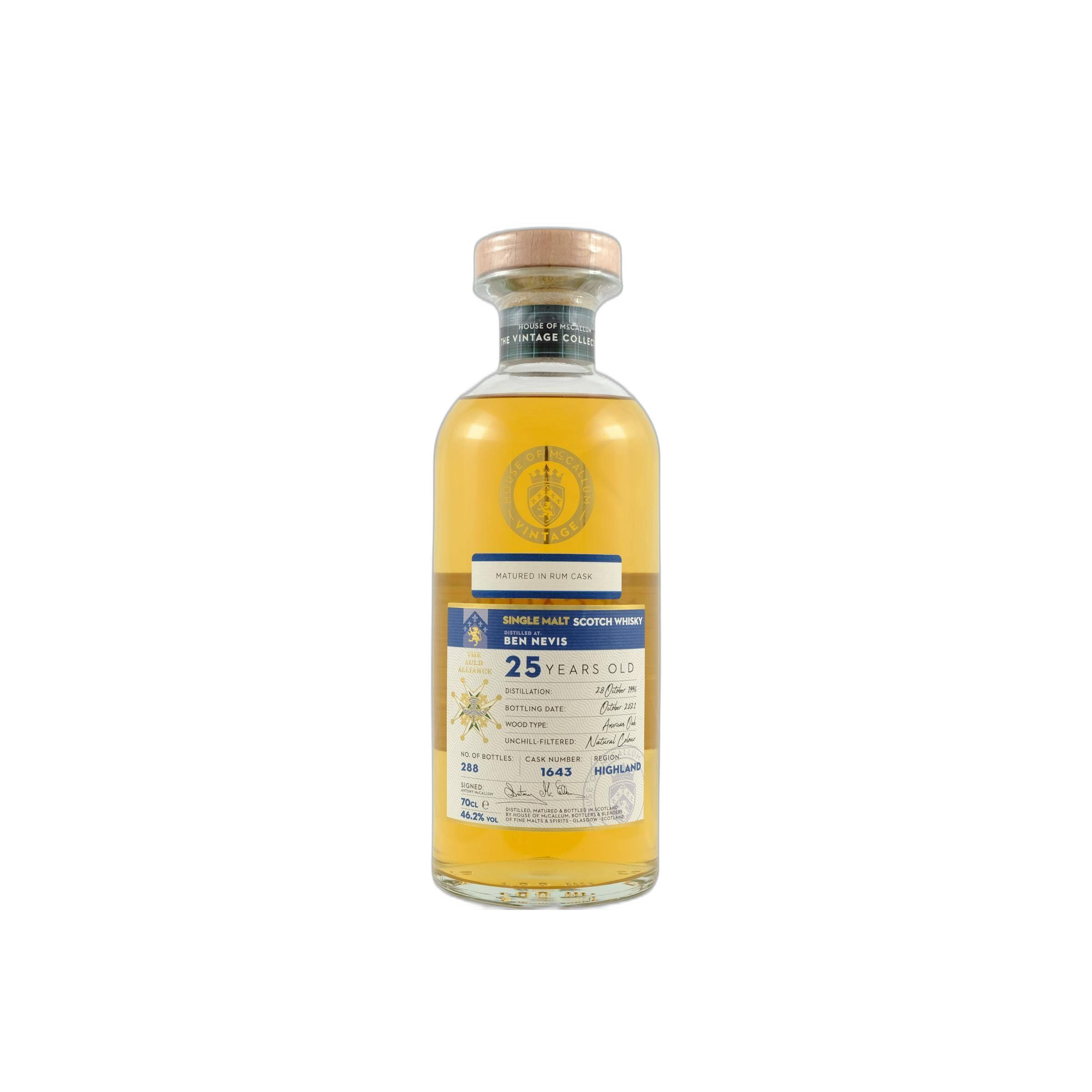 Ben Nevis 1996 25 Years Single Malt Whisky