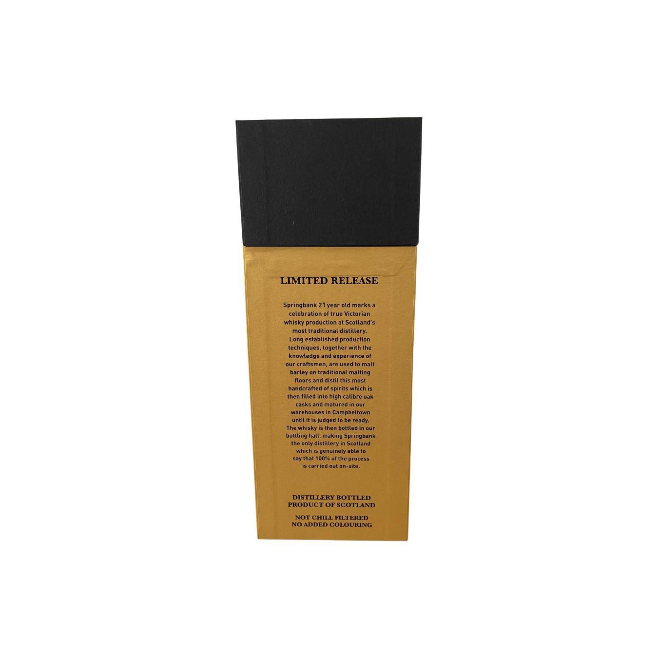 Springbank 21 Years Single Malt Whisky 3