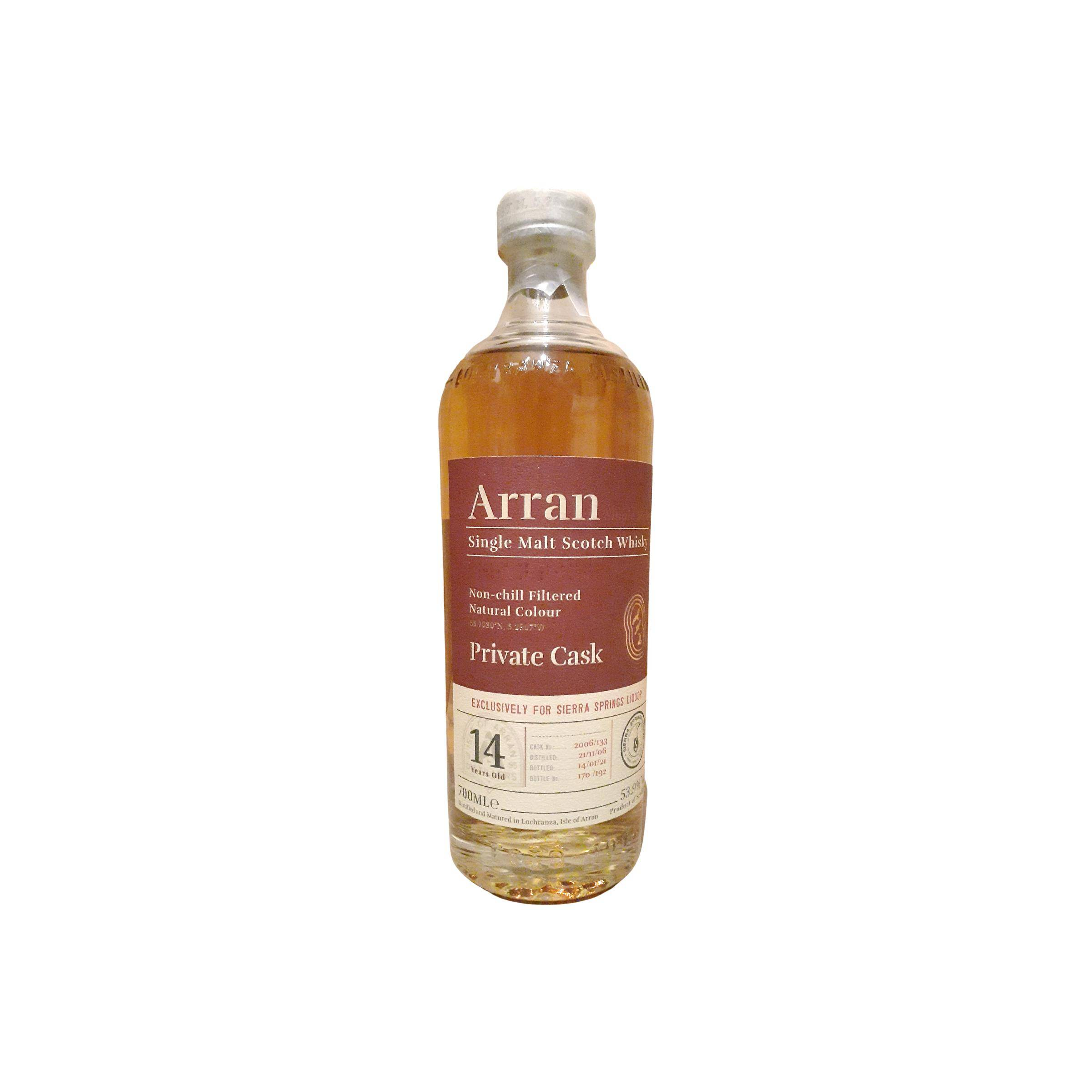 Arran Private Cask 2006 14 Years Single Malt Whisky