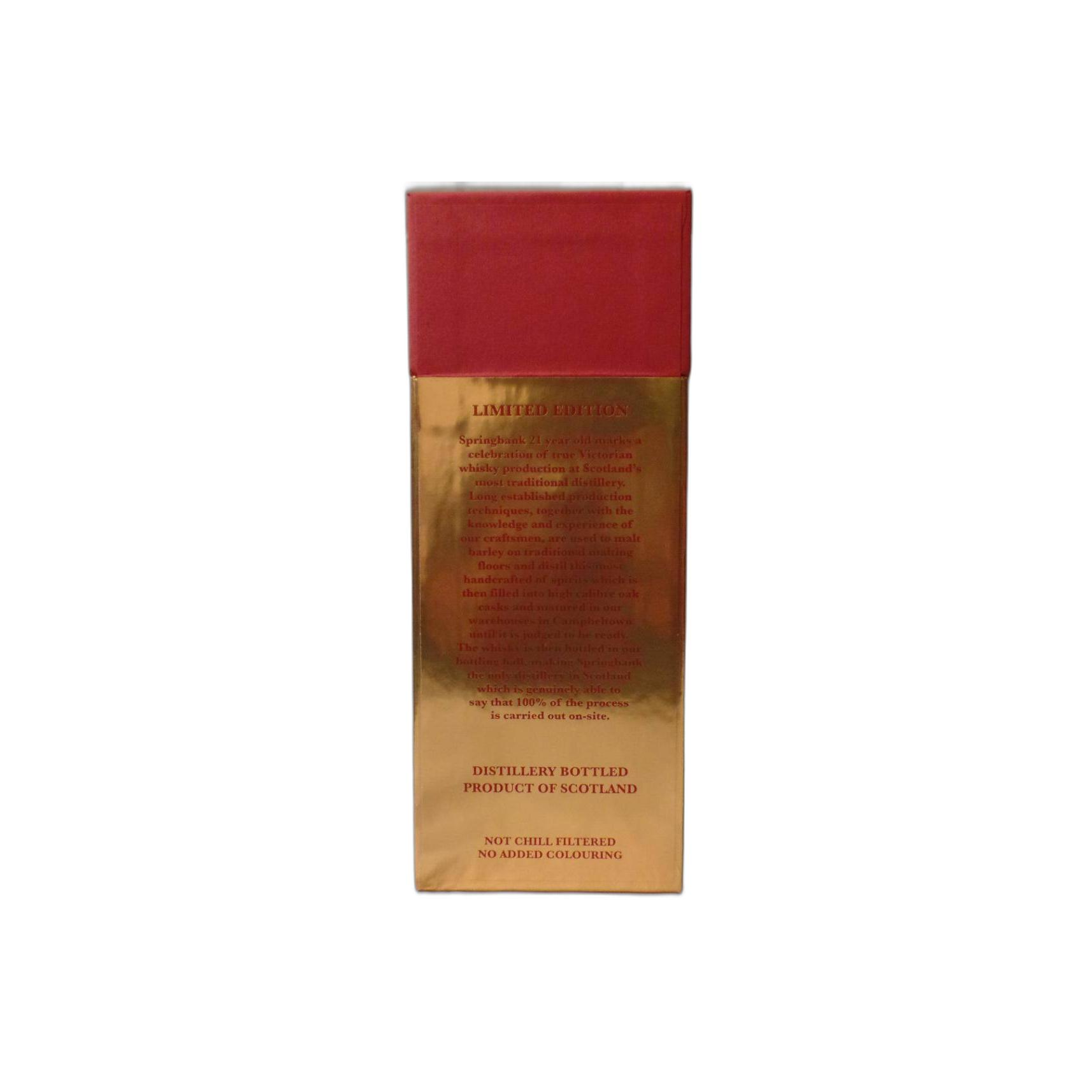 Springbank 1993 21 Years Single Malt Whisky 3