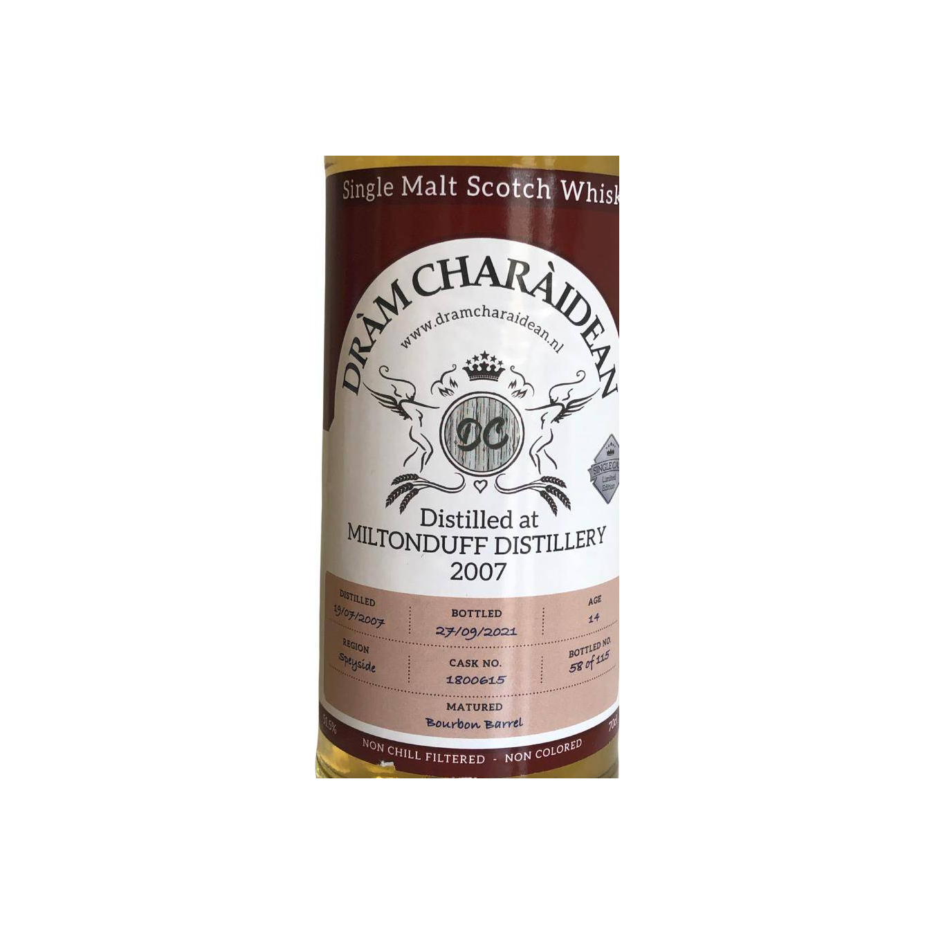Miltonduff 2007 14 Years Single Malt Whisky 2