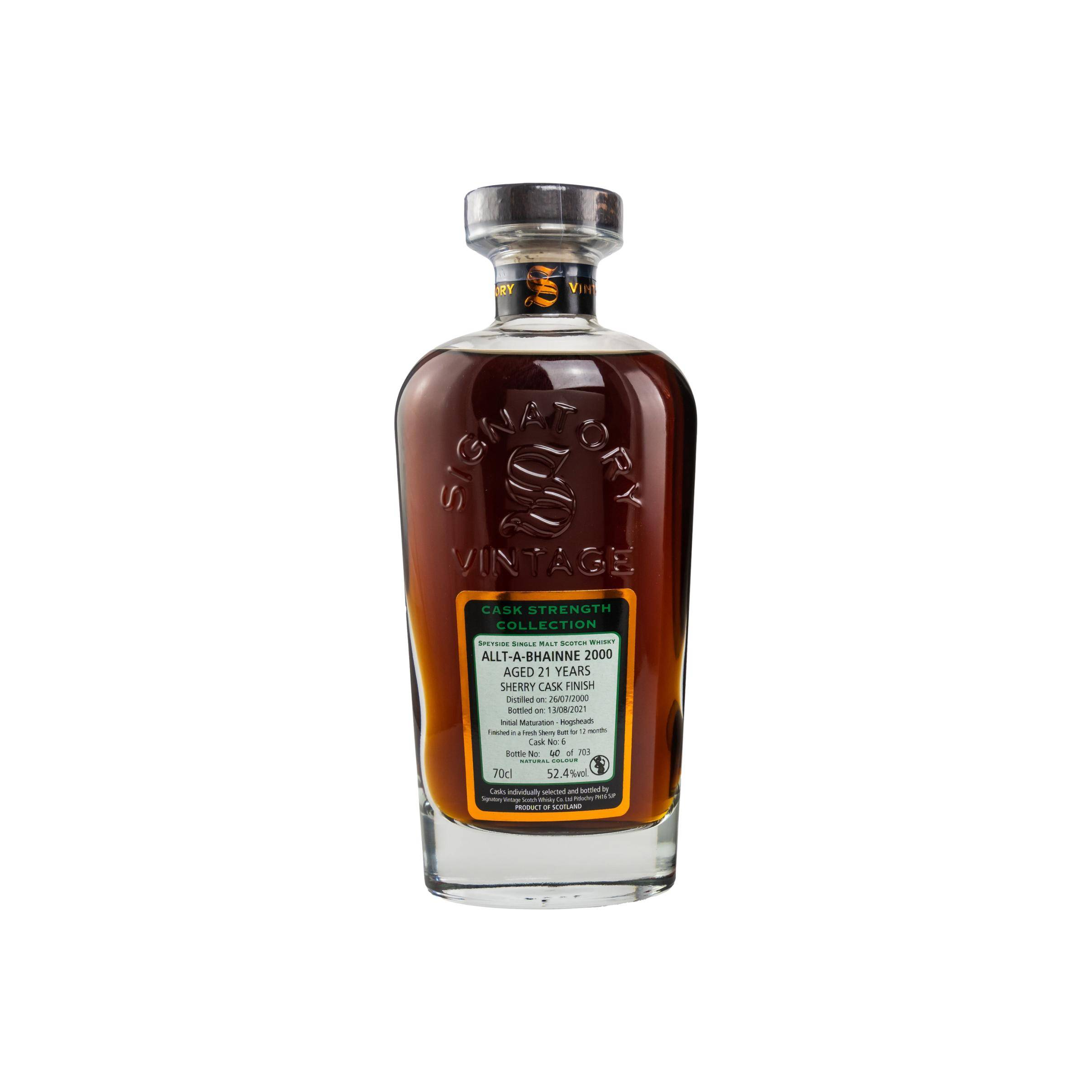 Allt-A-Bhainne Cask Strength Collection 2000 21 Years Single Malt Whisky
