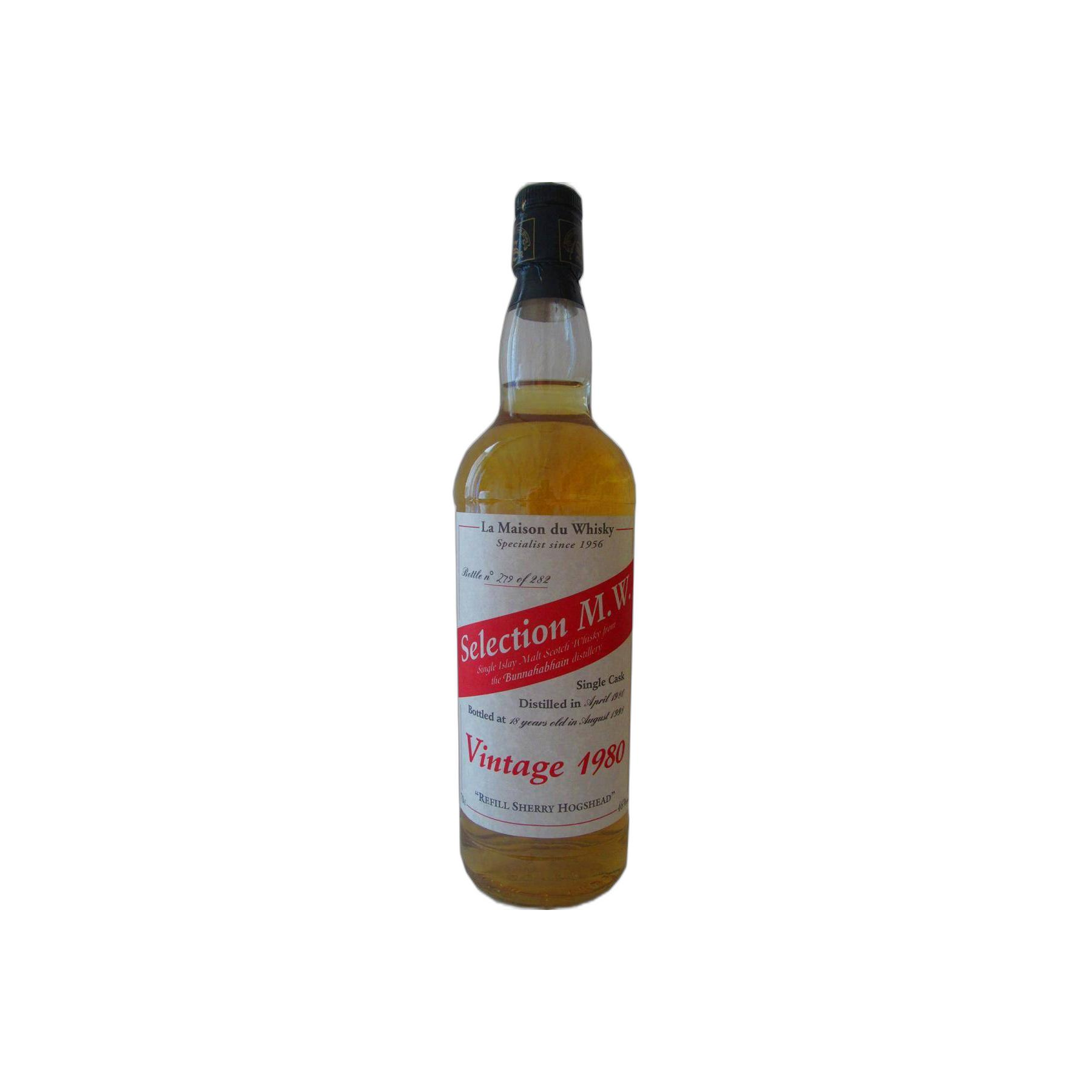 Bunnahabhain Limited Edition 1980 18 Years Single Malt Whisky