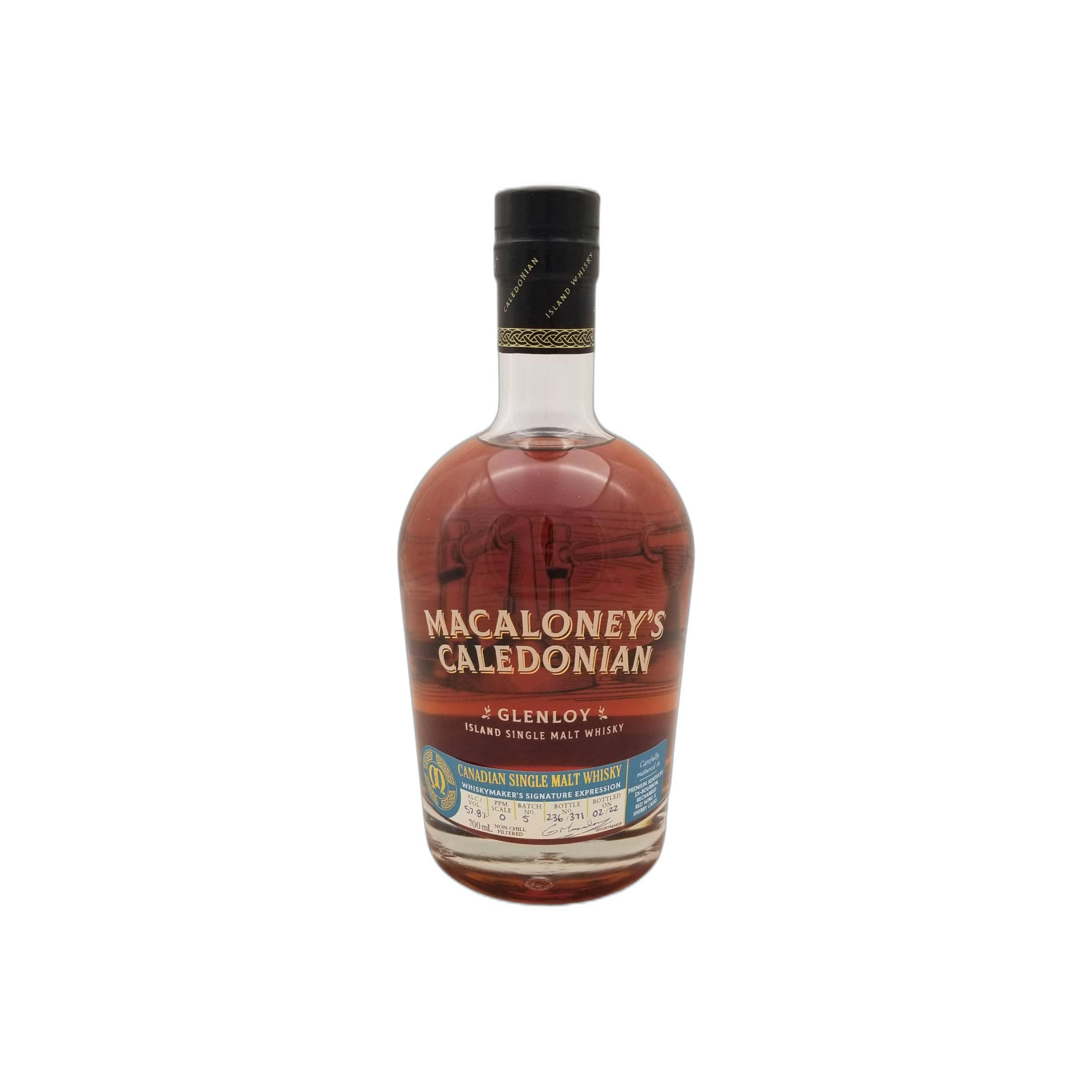 Macaloney's Cask Strength Collection Single Malt Whisky