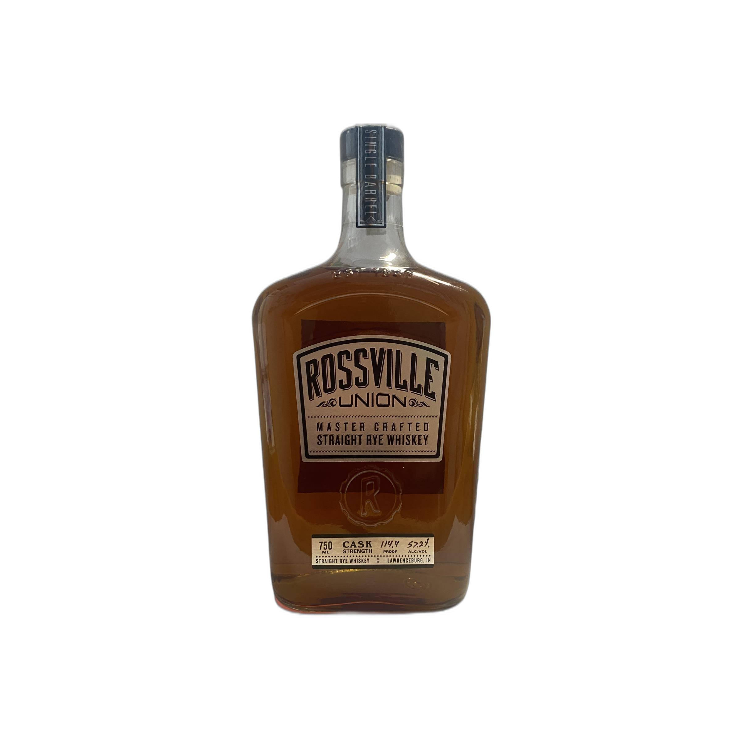 Rossville Union Master Crafted Straight Rye