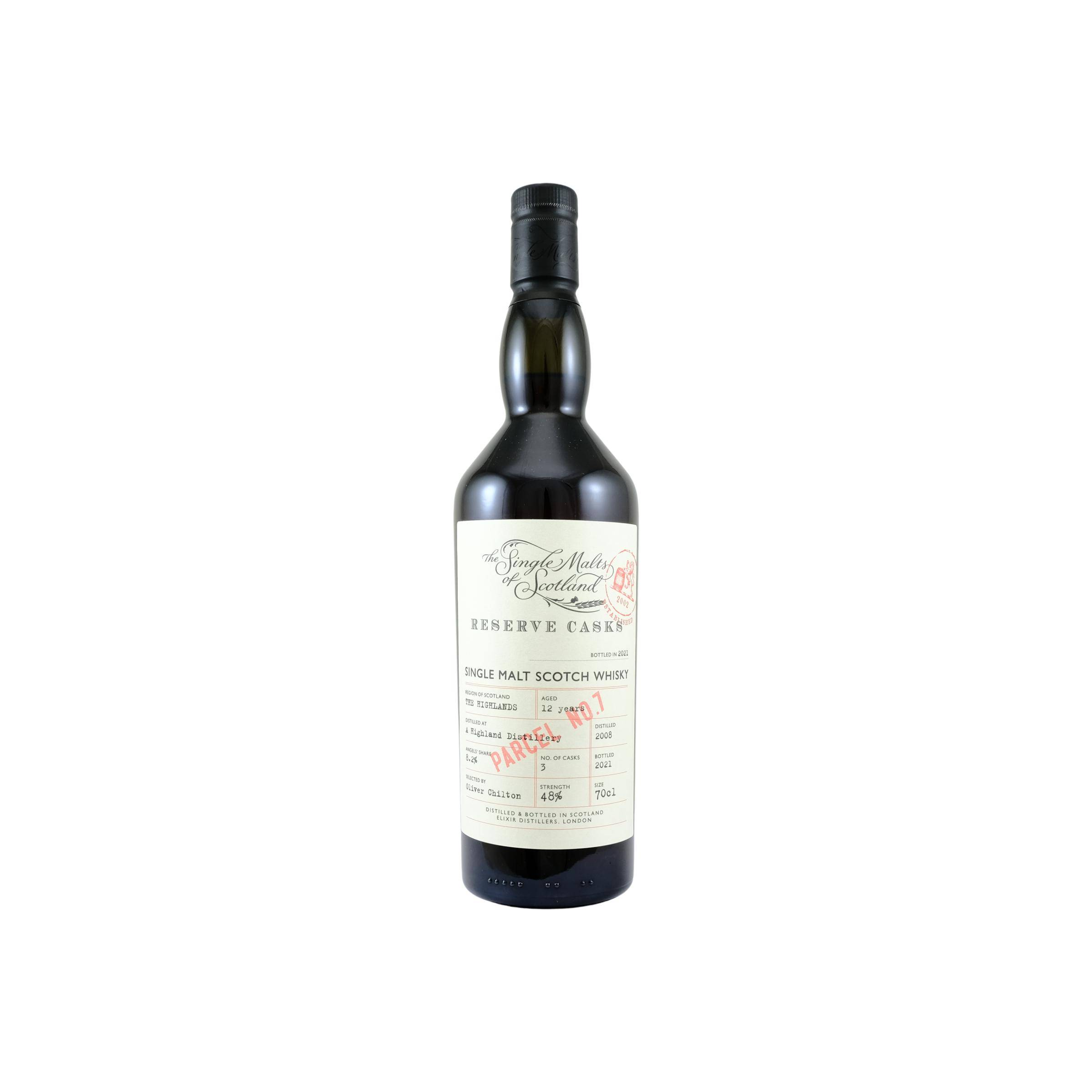 Elixir Distillers 2008 12 Years Single Malt Whisky