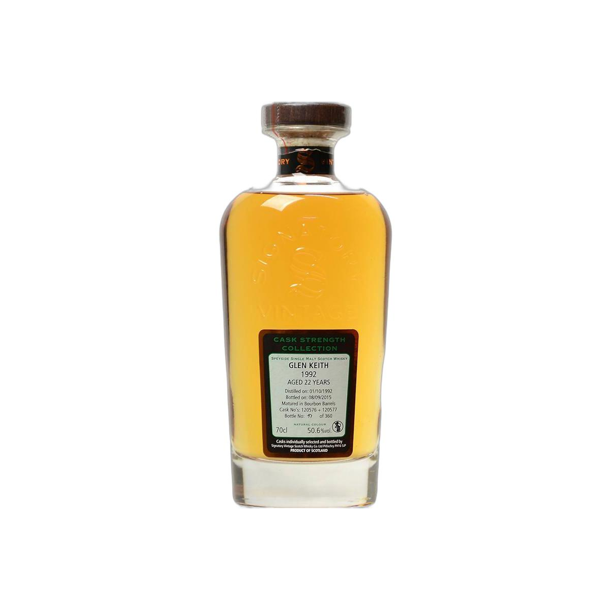 Glen Keith Cask Strength Collection 1992 22 Years Single Malt Whisky 2