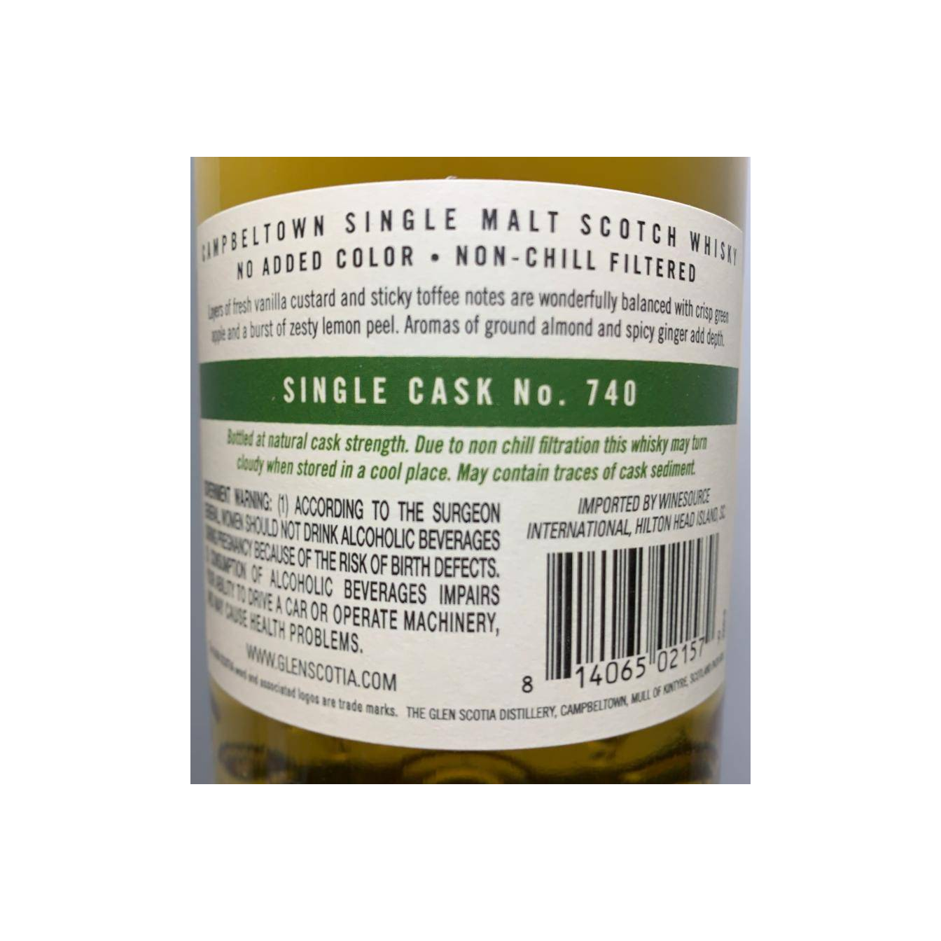 Glen Scotia Single Cask 2012 7 Years Single Malt Whisky 3
