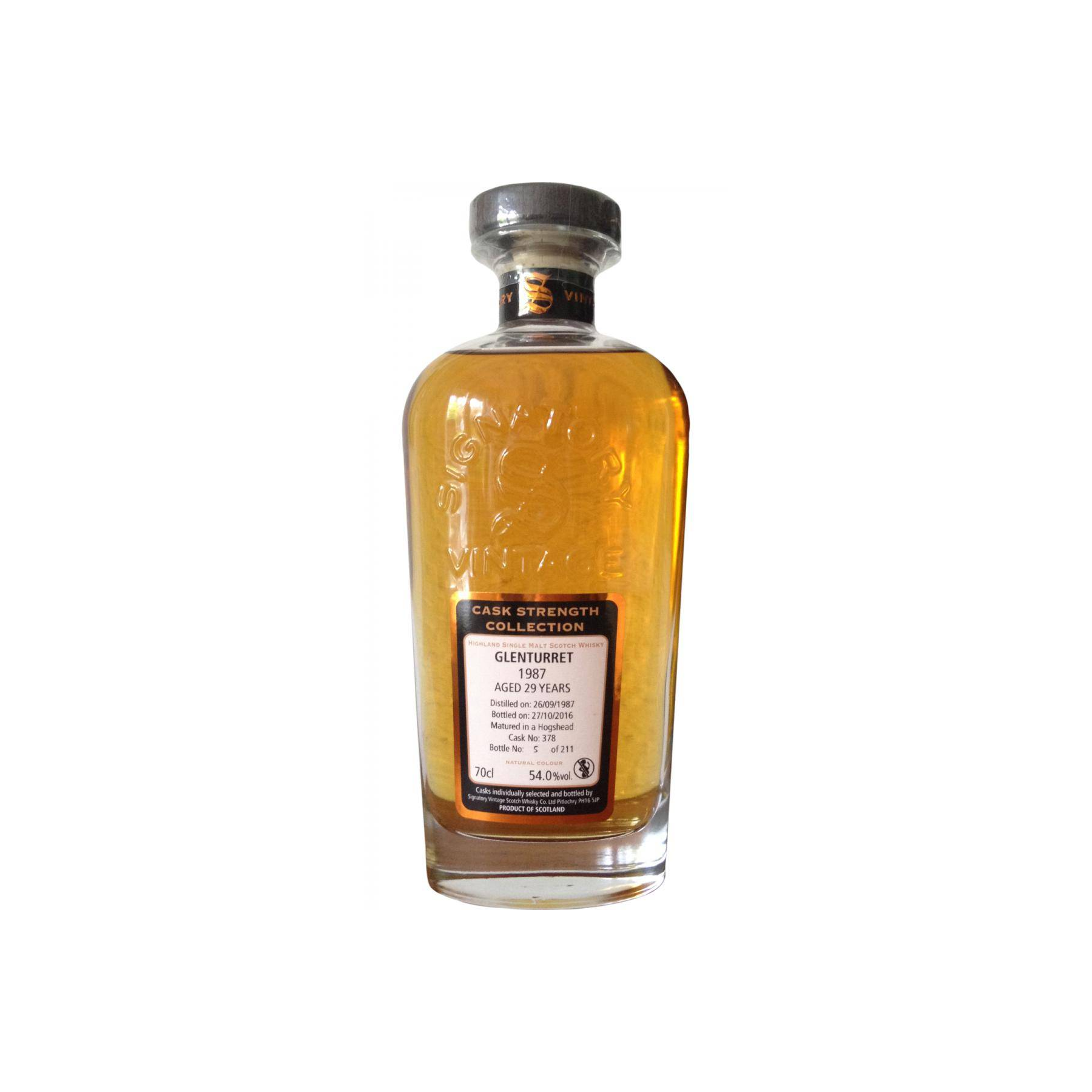 The Glenturret Cask Strength Collection 1987 29 Years Single Malt Whisky