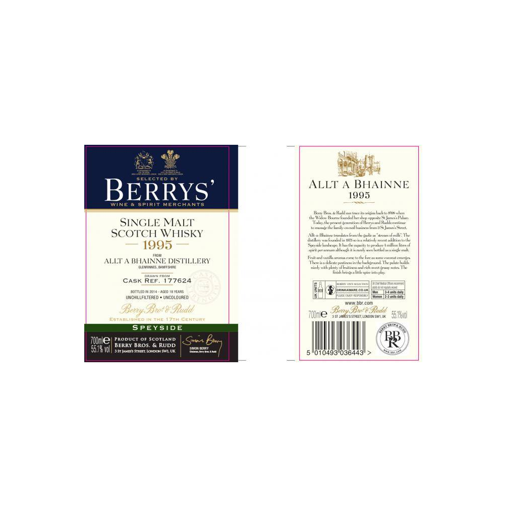 Allt-A-Bhainne 1995 18 Years Single Malt Whisky 2