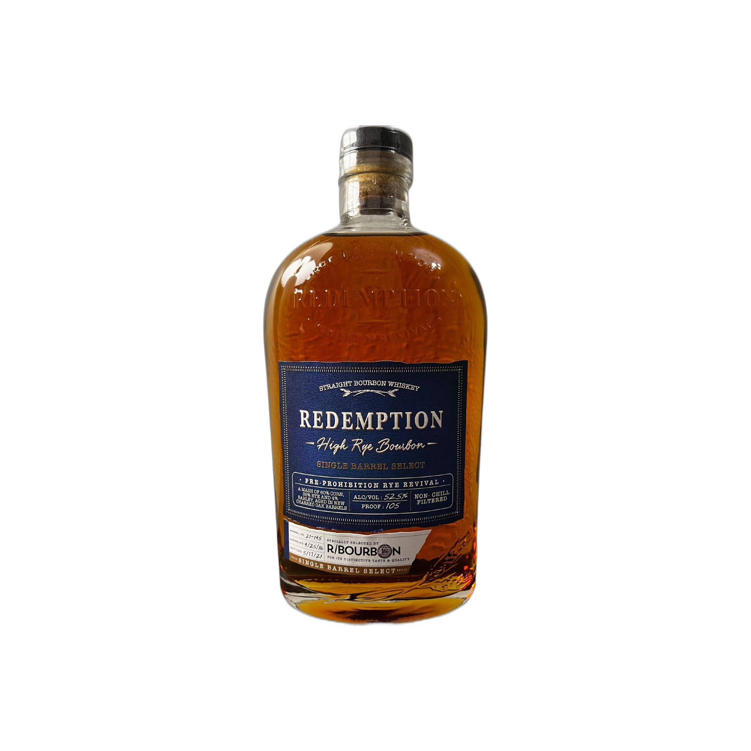 Redemption High Rye Bourbon