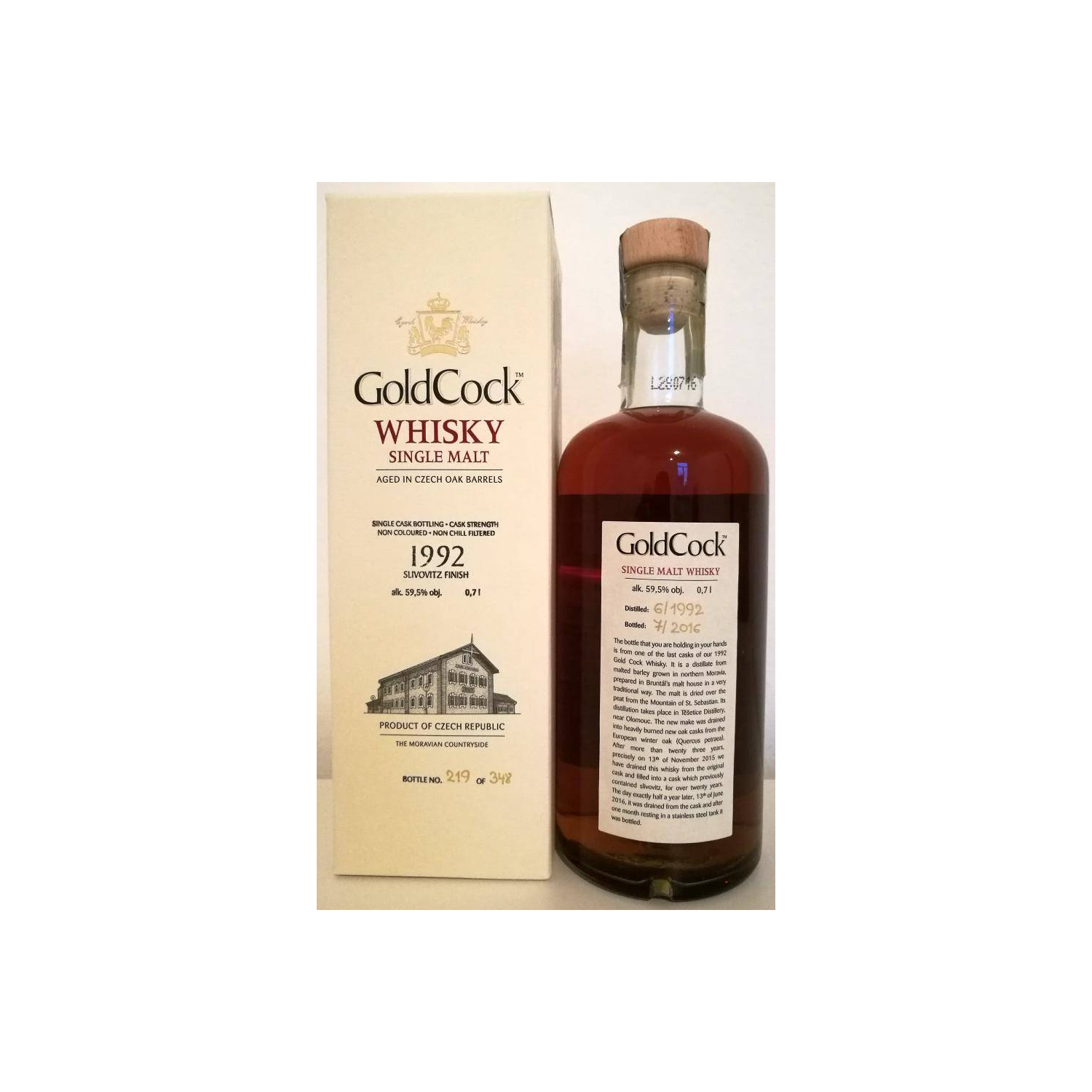 Gold Cock 1992 24 Years Single Malt Whisky 2