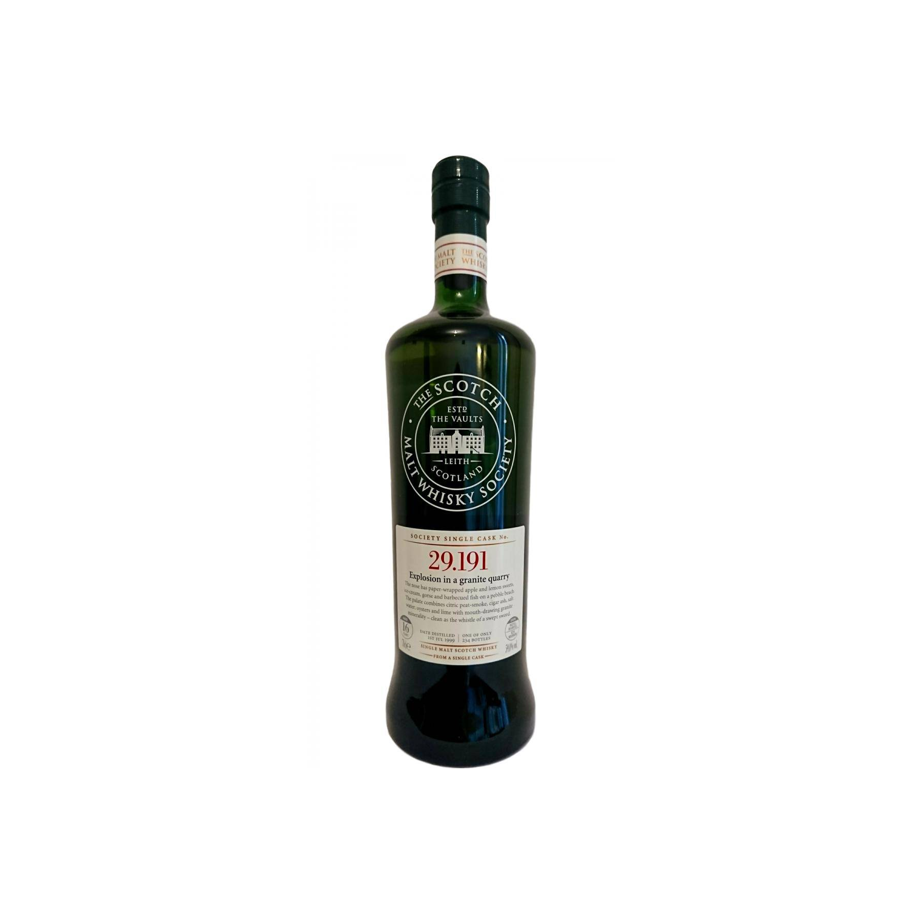 The Scotch Malt Whisky Society 1999 16 Years Single Malt Whisky