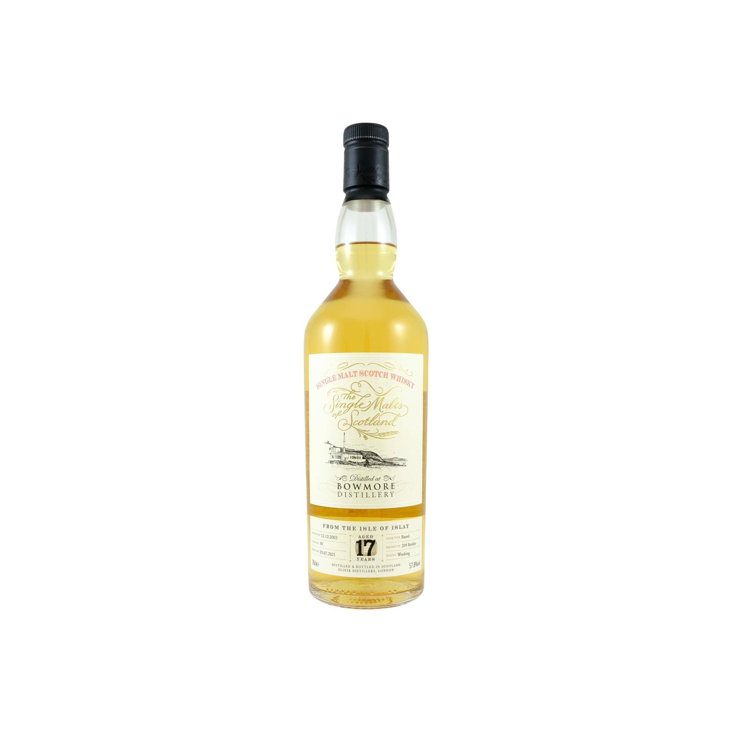 Bowmore The Single Malts of Scotland 2003 17 Years Single Malt Whisky