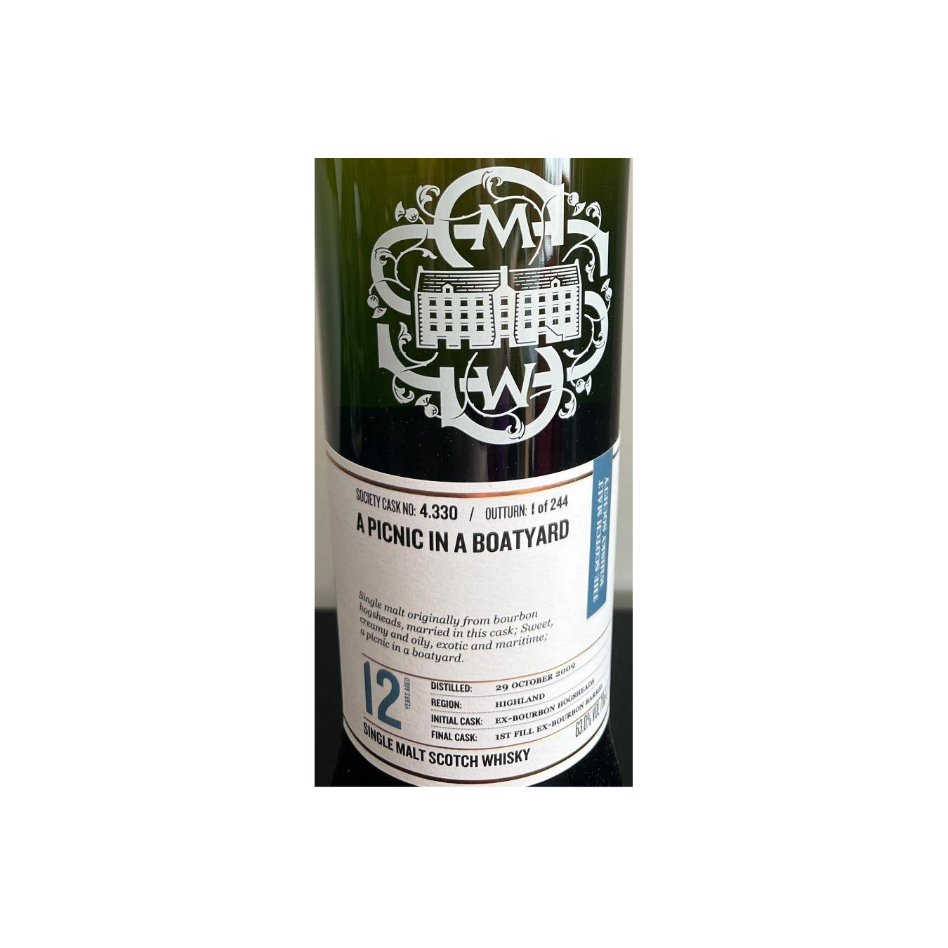 The Scotch Malt Whisky Society 2009 12 Years Single Malt Whisky 2