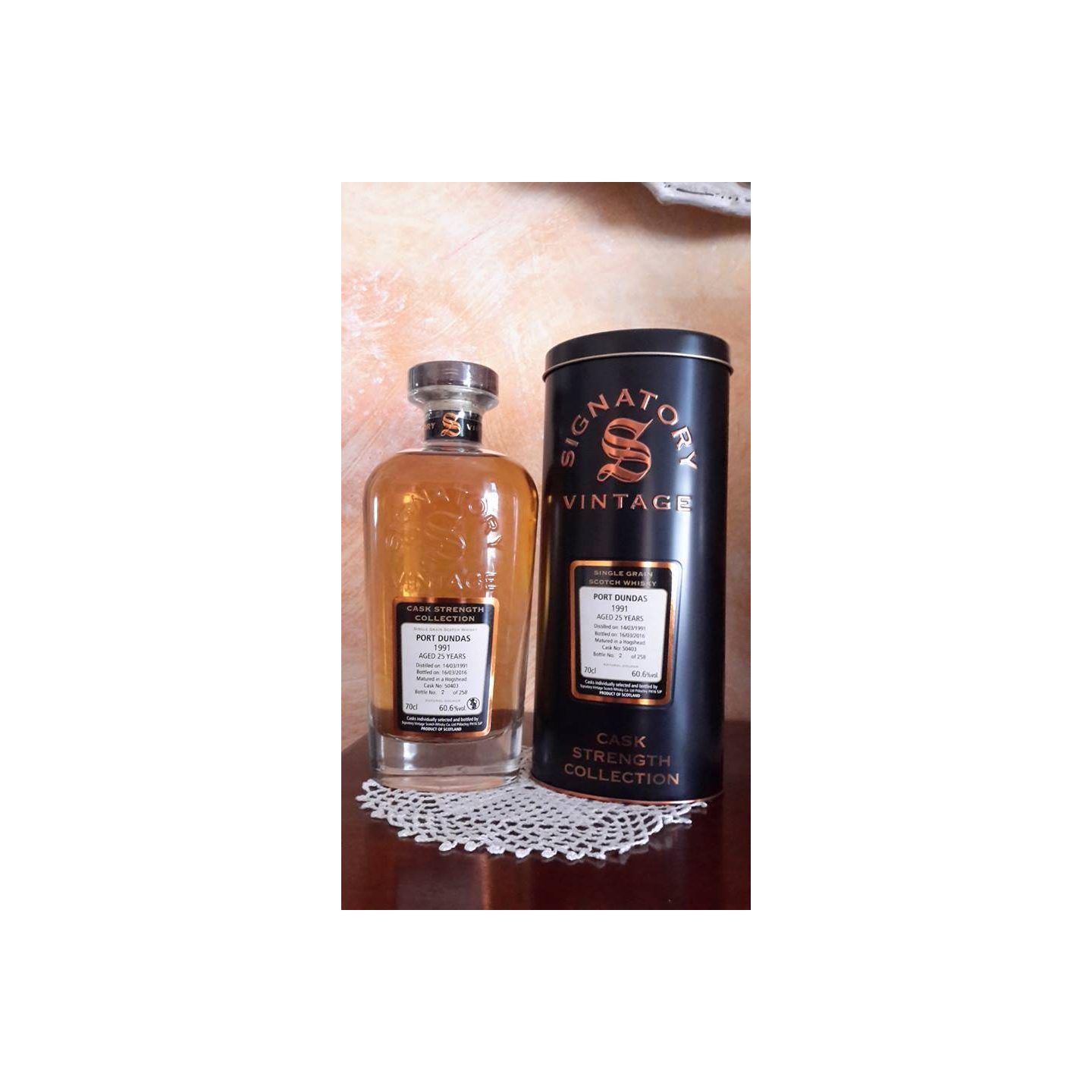 Port Dundas Cask Strength Collection 1991 25 Years Single Grain Whisky 2