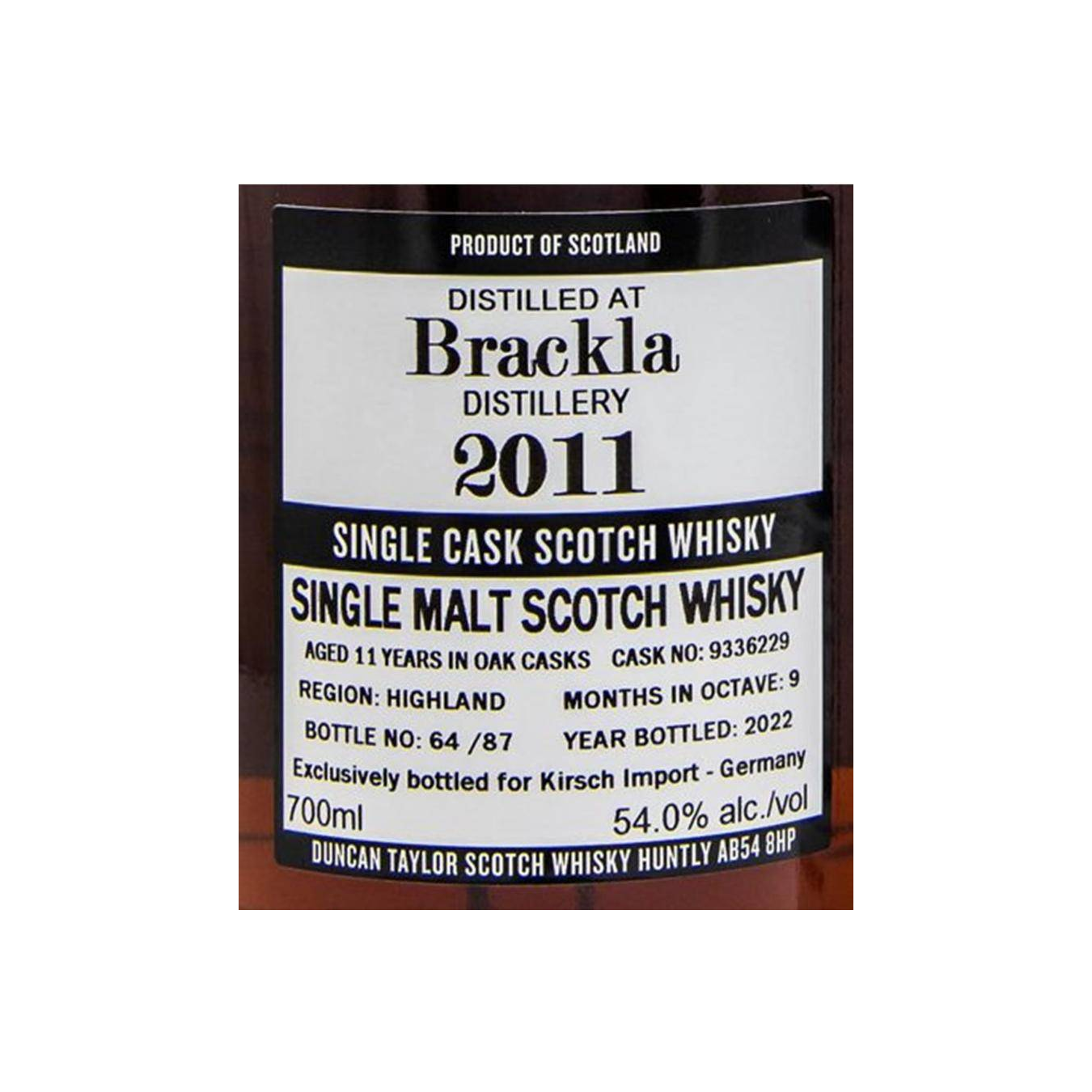 Royal Brackla The Octave 2011 11 Years Single Malt Whisky 3