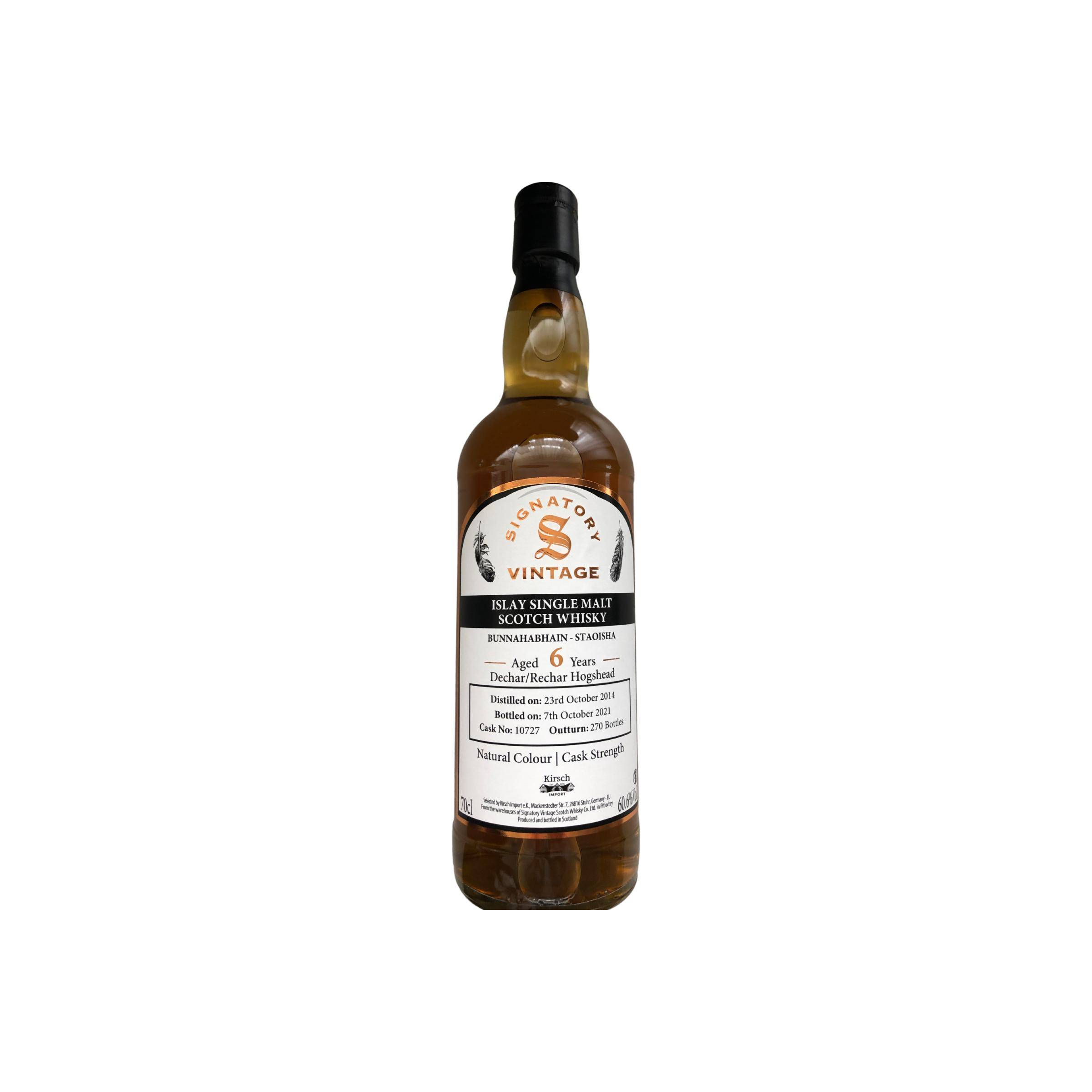 Bunnahabhain 2014 6 Years Single Malt Whisky