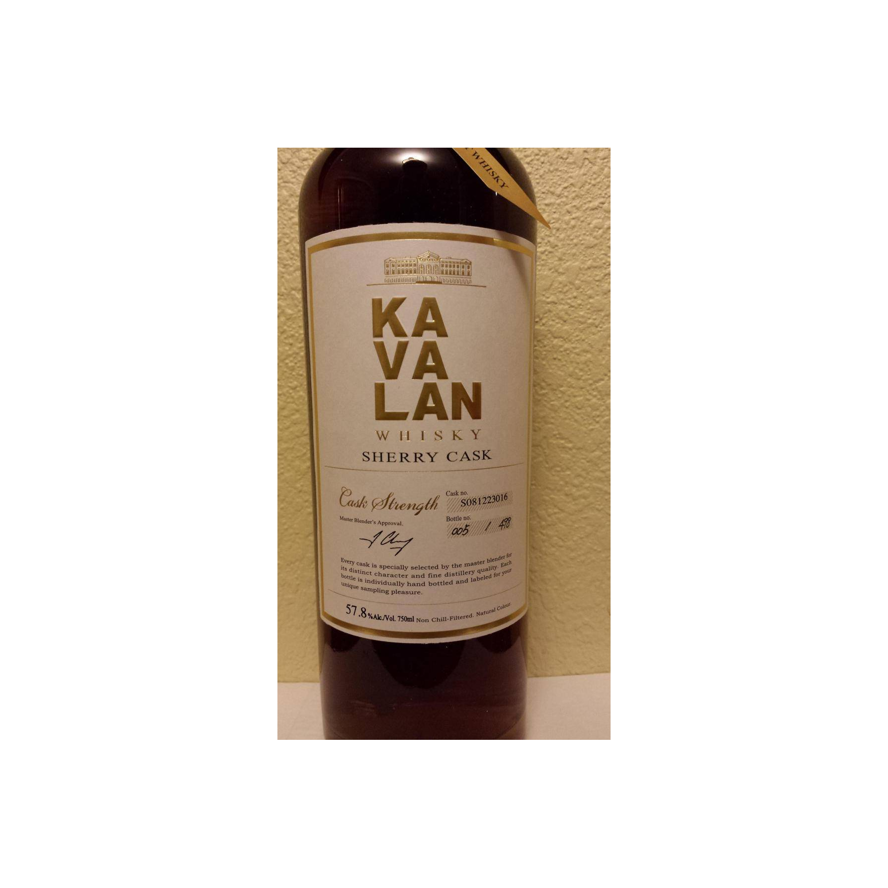Kavalan Sherry Cask 2008 5 Years Single Malt Whisky 2