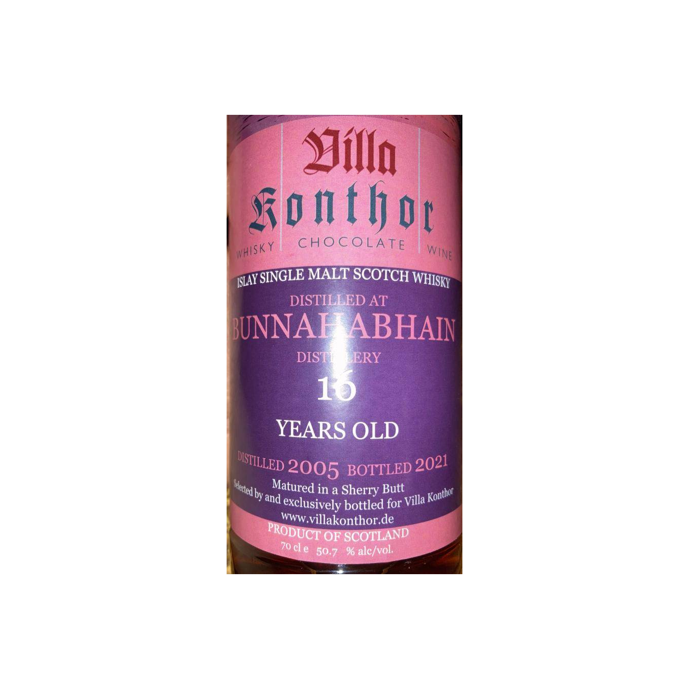 Bunnahabhain 2005 16 Years Single Malt Whisky