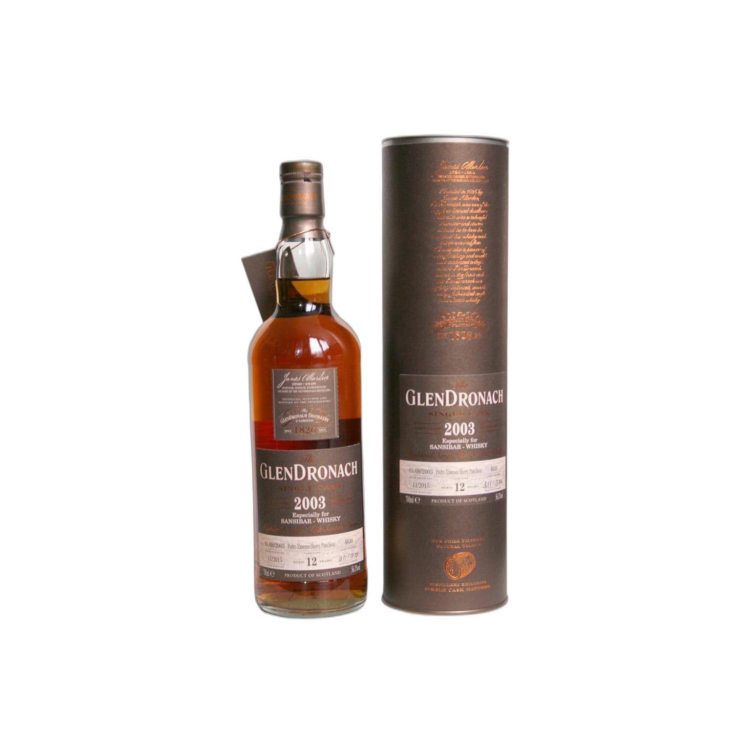 GlenDronach Single Cask 2003 12 Years Single Malt Whisky 2
