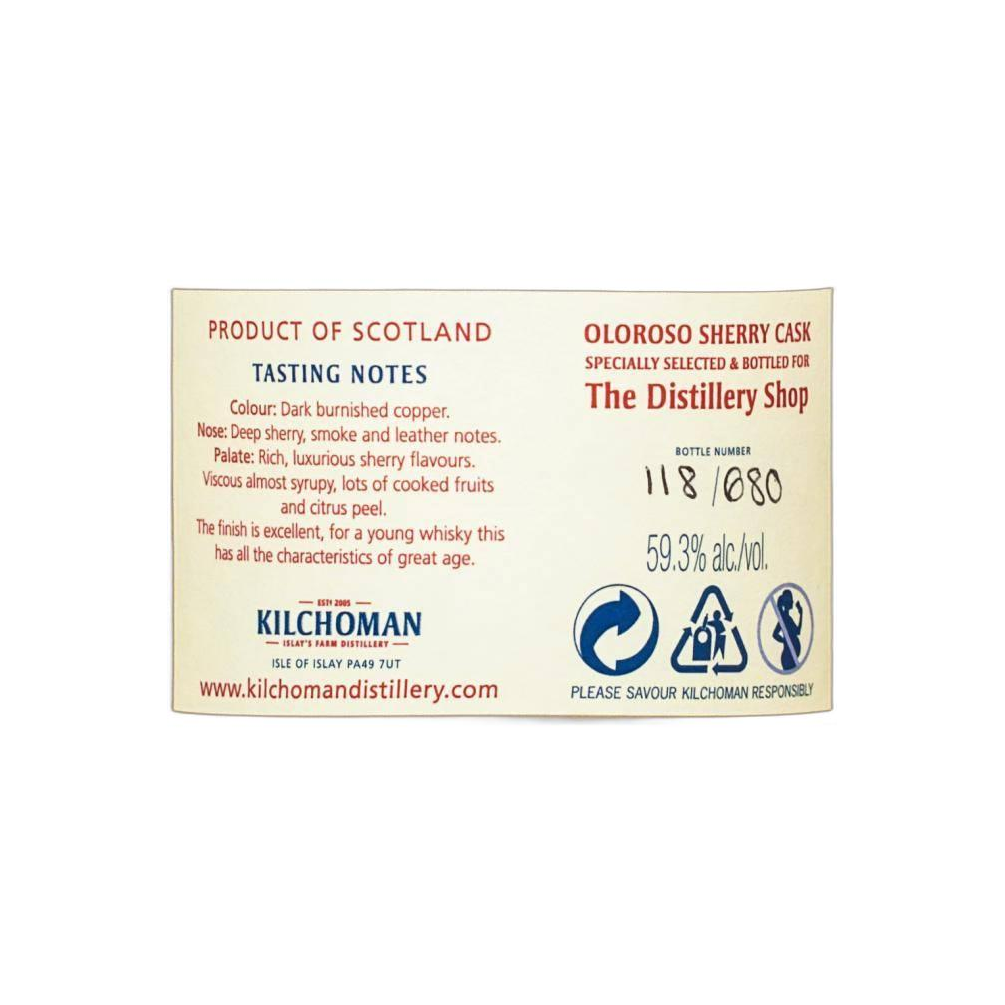 Kilchoman 2009 5 Years Single Malt Whisky