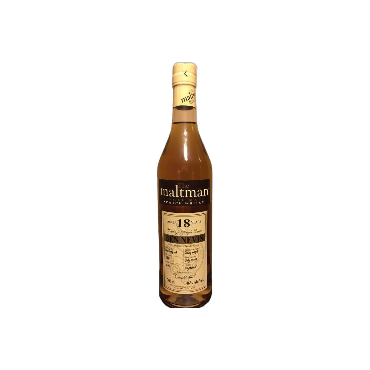 Ben Nevis 1996 18 Years Single Malt Whisky