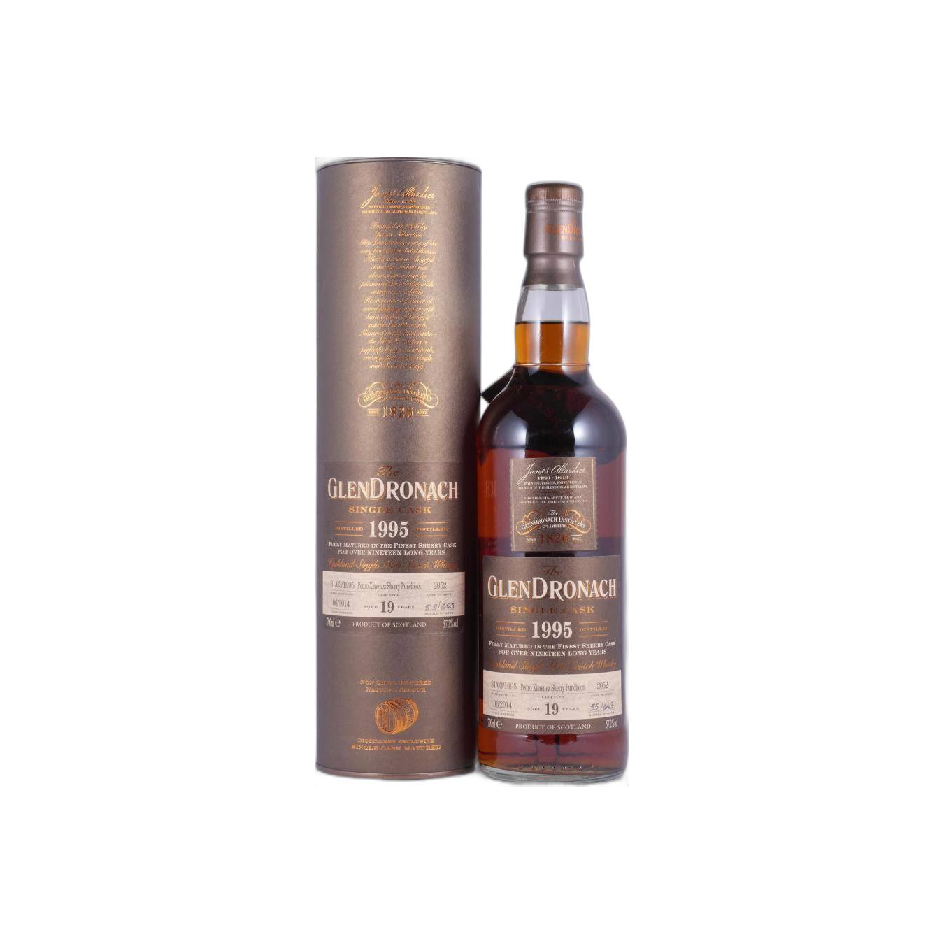GlenDronach Single Cask 1995 19 Years Single Malt Whisky 2