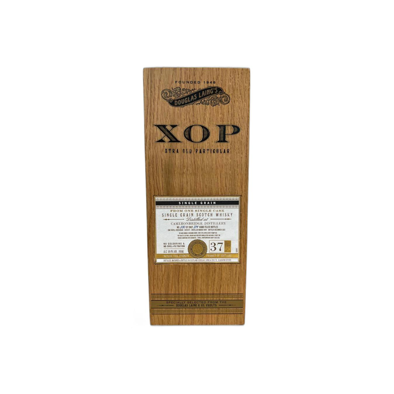 Cameronbridge 1984 37 Years Single Grain Whisky 3