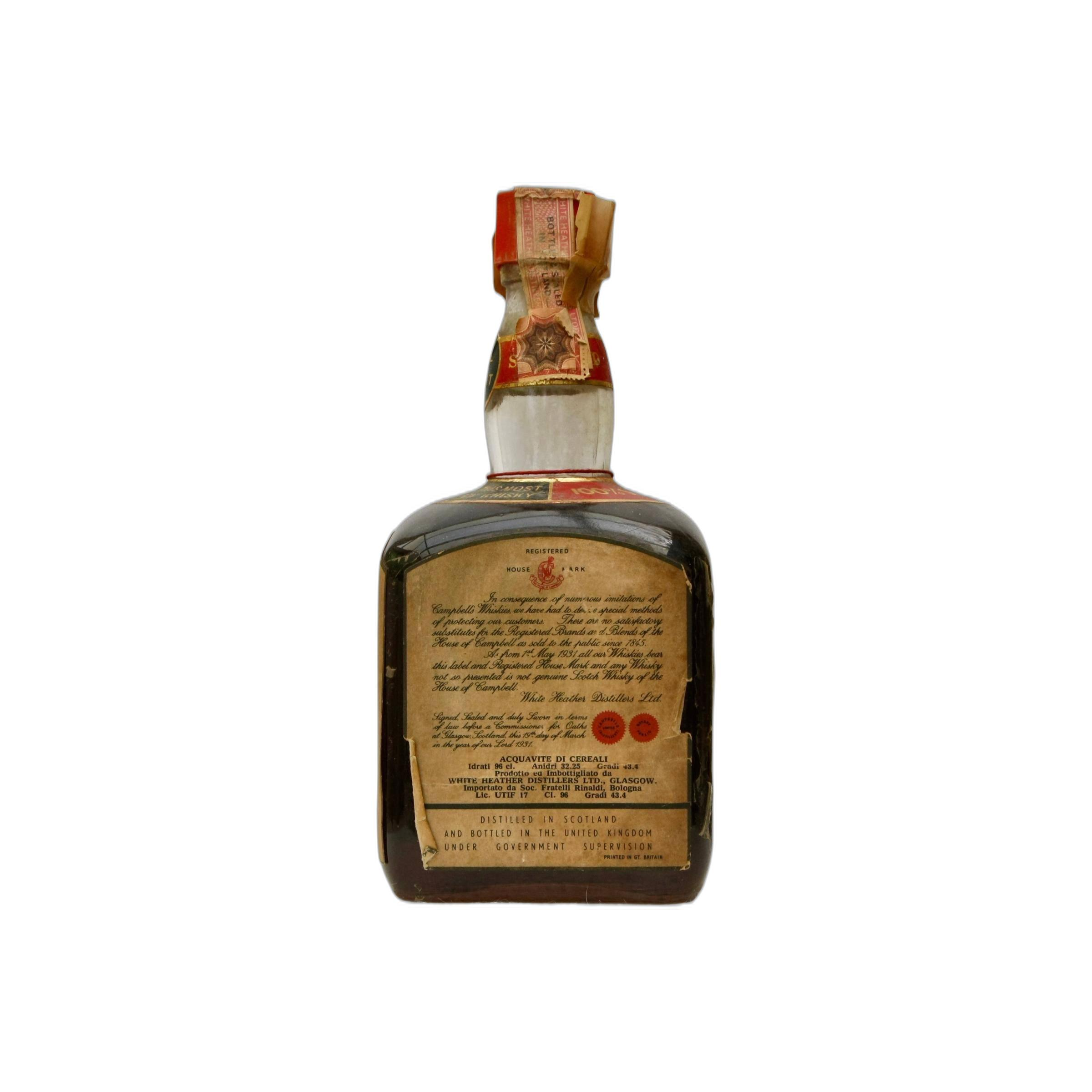 White Heather Blended Scotch Whisky De Luxe 2