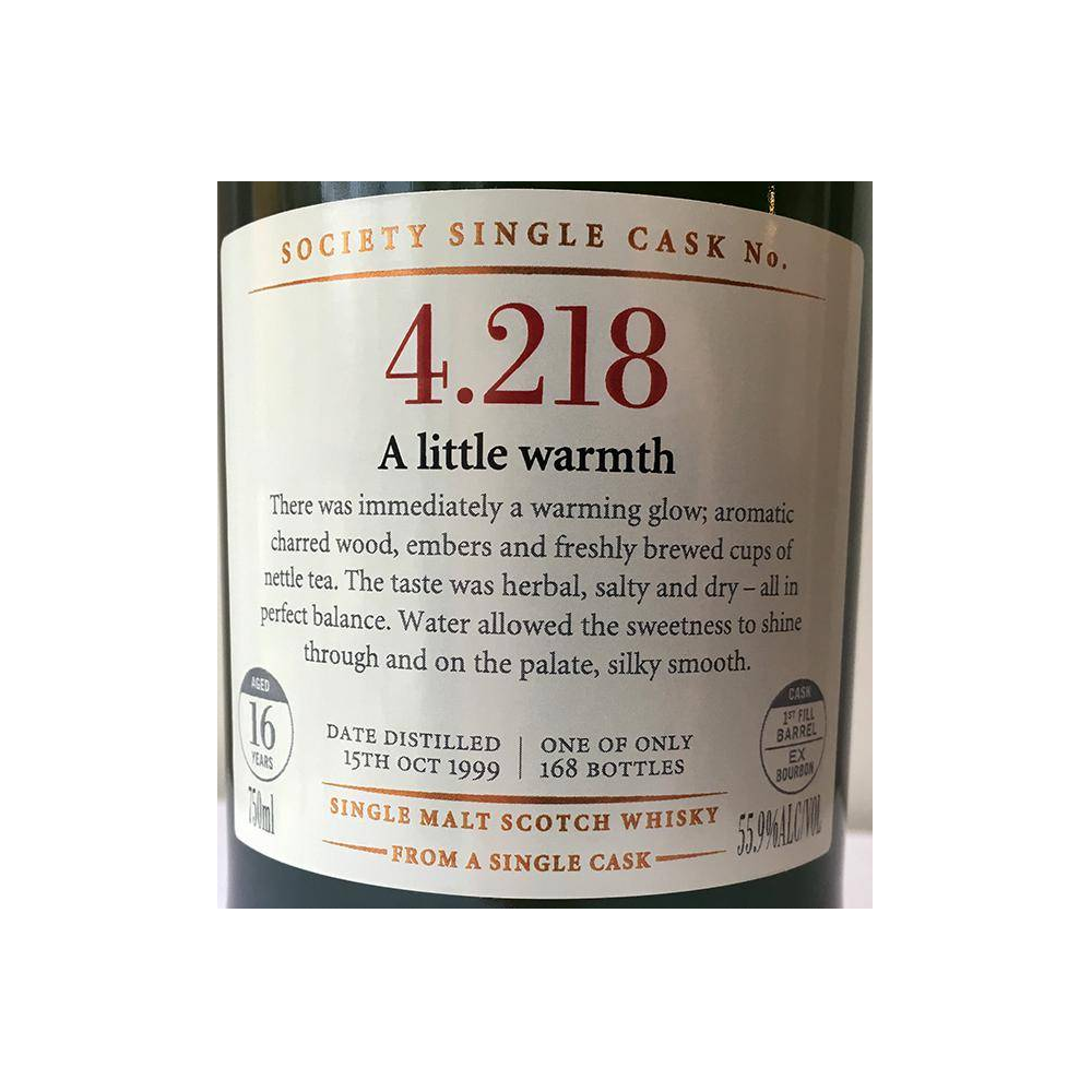 The Scotch Malt Whisky Society 1999 16 Years Single Malt Whisky 2