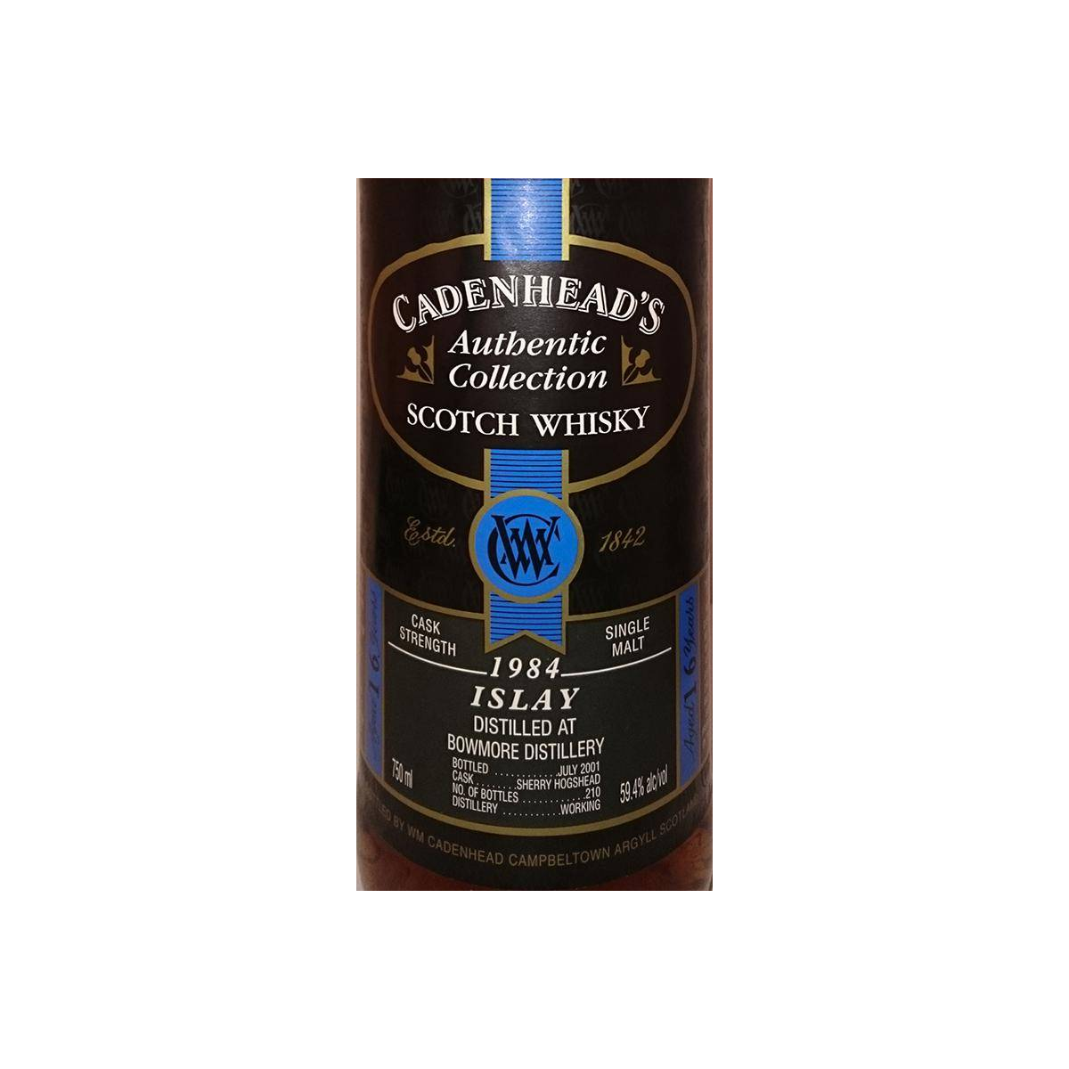 Bowmore Authentic Collection 1984 16 Years Single Malt Whisky 2