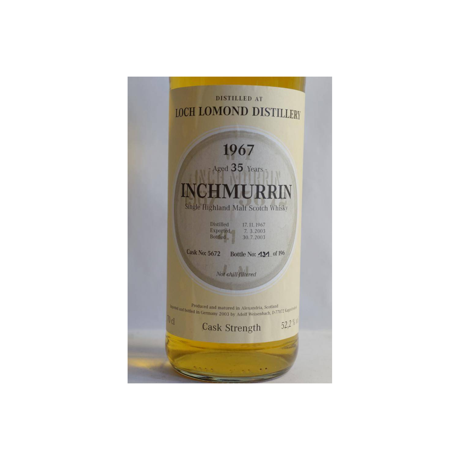 Loch Lomond 1967 35 Years Single Malt Whisky 2