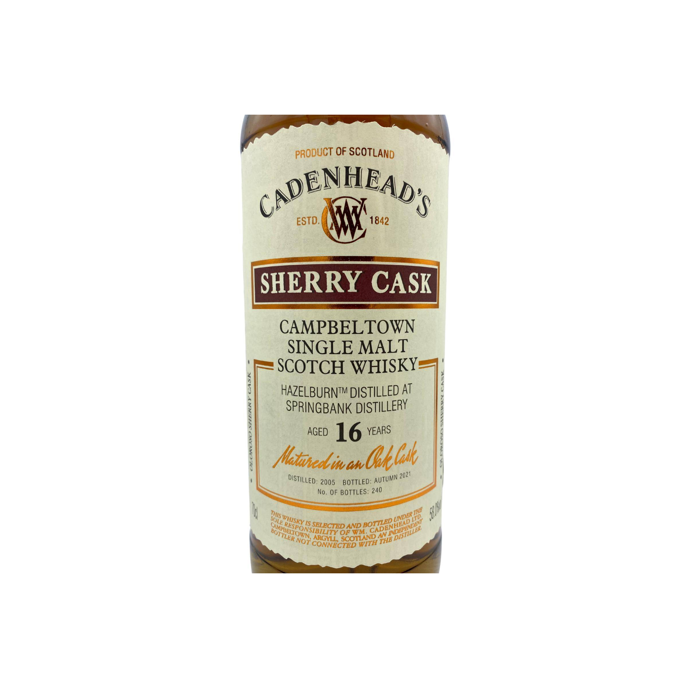 Springbank 2005 16 Years Single Malt Whisky 2