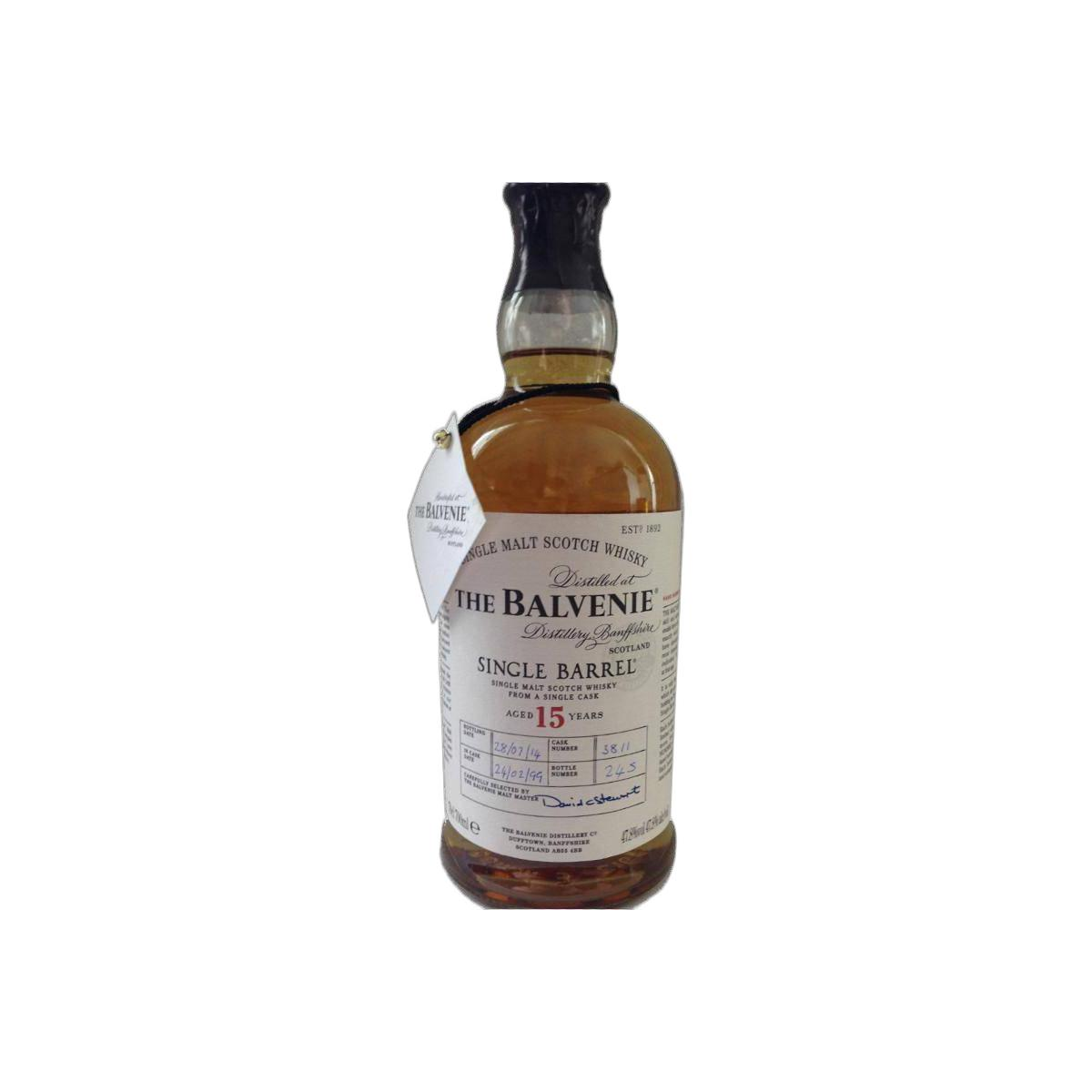 The Balvenie Single Cask 1999 15 Years Single Malt Whisky